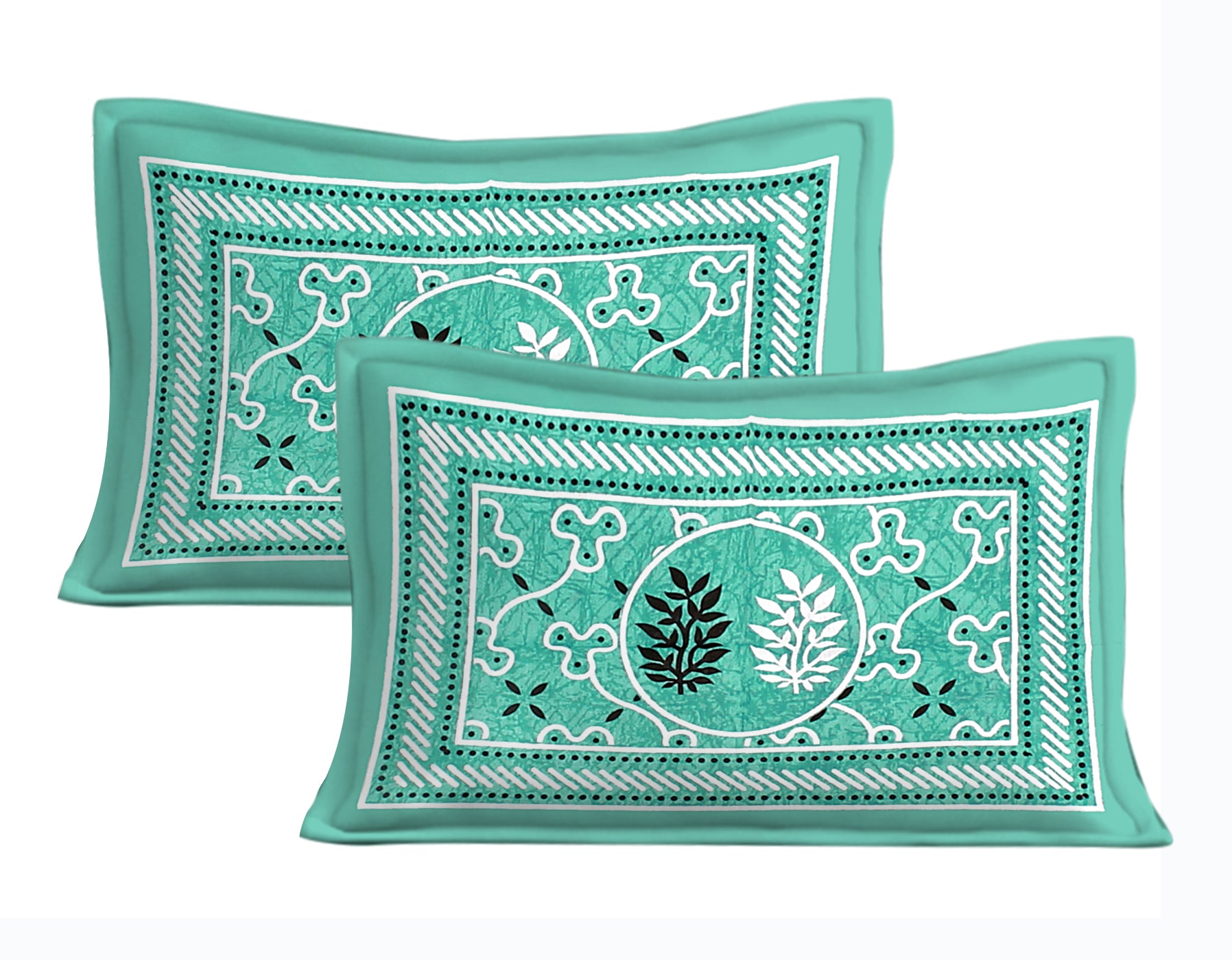 Trendy Bedsheet 100%  Cotton Queen Size Bedsheet With 2 Pillow Cover www.jaipurtohome.com