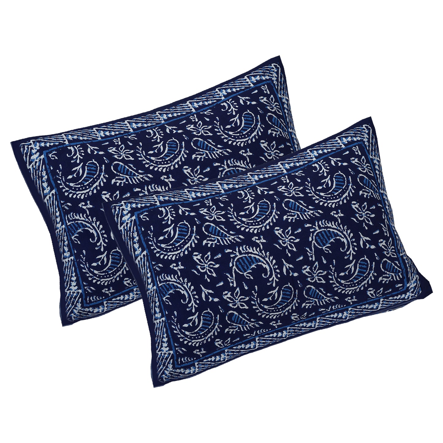 100% Cotton King Size Bedsheet with 2 Pillow Cover