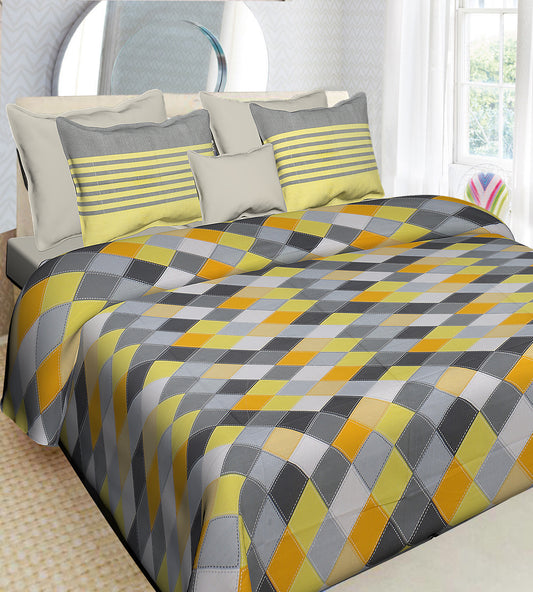 Jaipuri 100% Cotton Double Size Bedsheet with 2 Pillow Covers ( 280 TC ) JAIPUR PRINTS