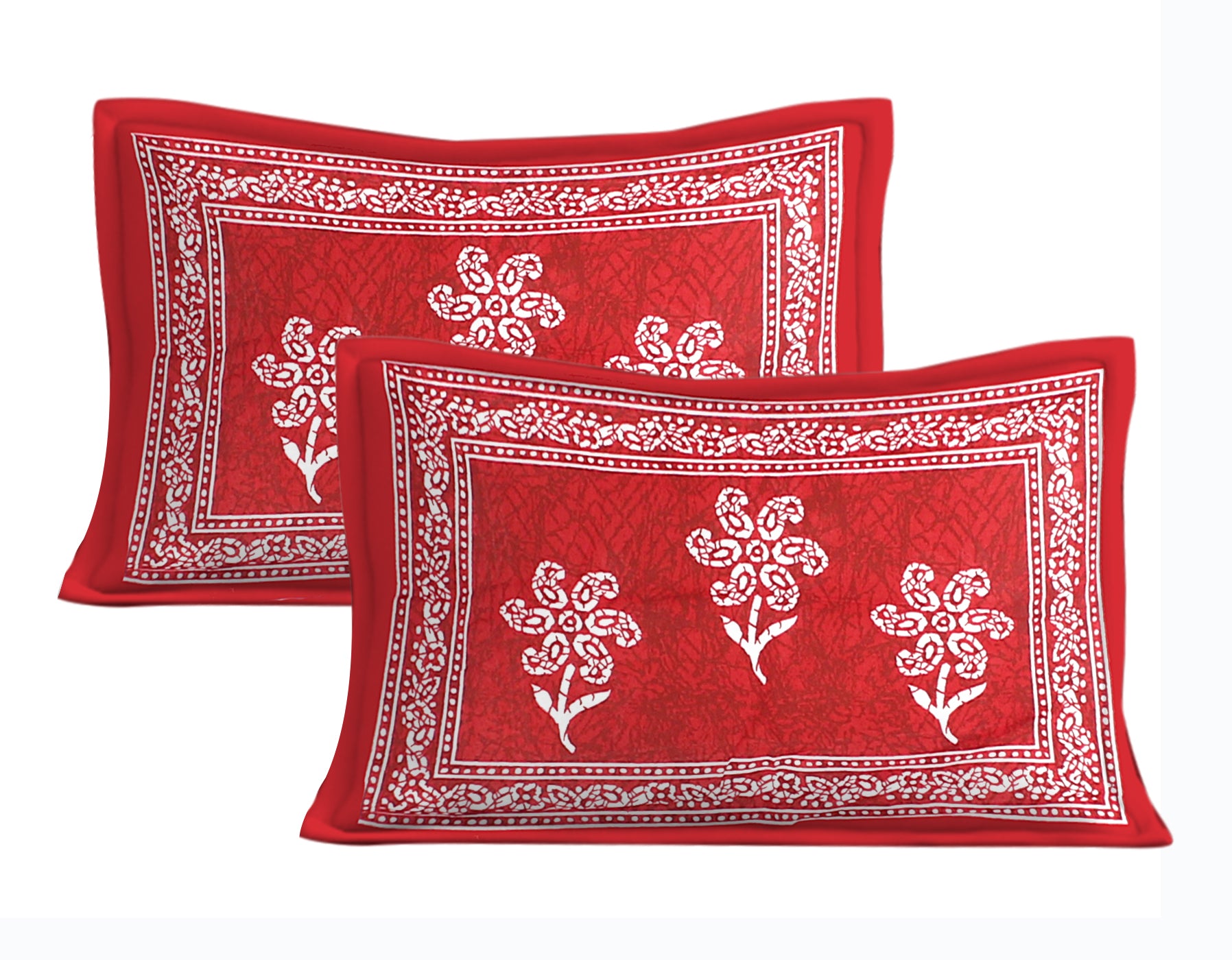 Rajasthani Trendy Bedsheet 100% Cotton Bedsheet 280-TC Cotton Queen Size Bedsheet With 2 Pillow Cover www.jaipurtohome.com