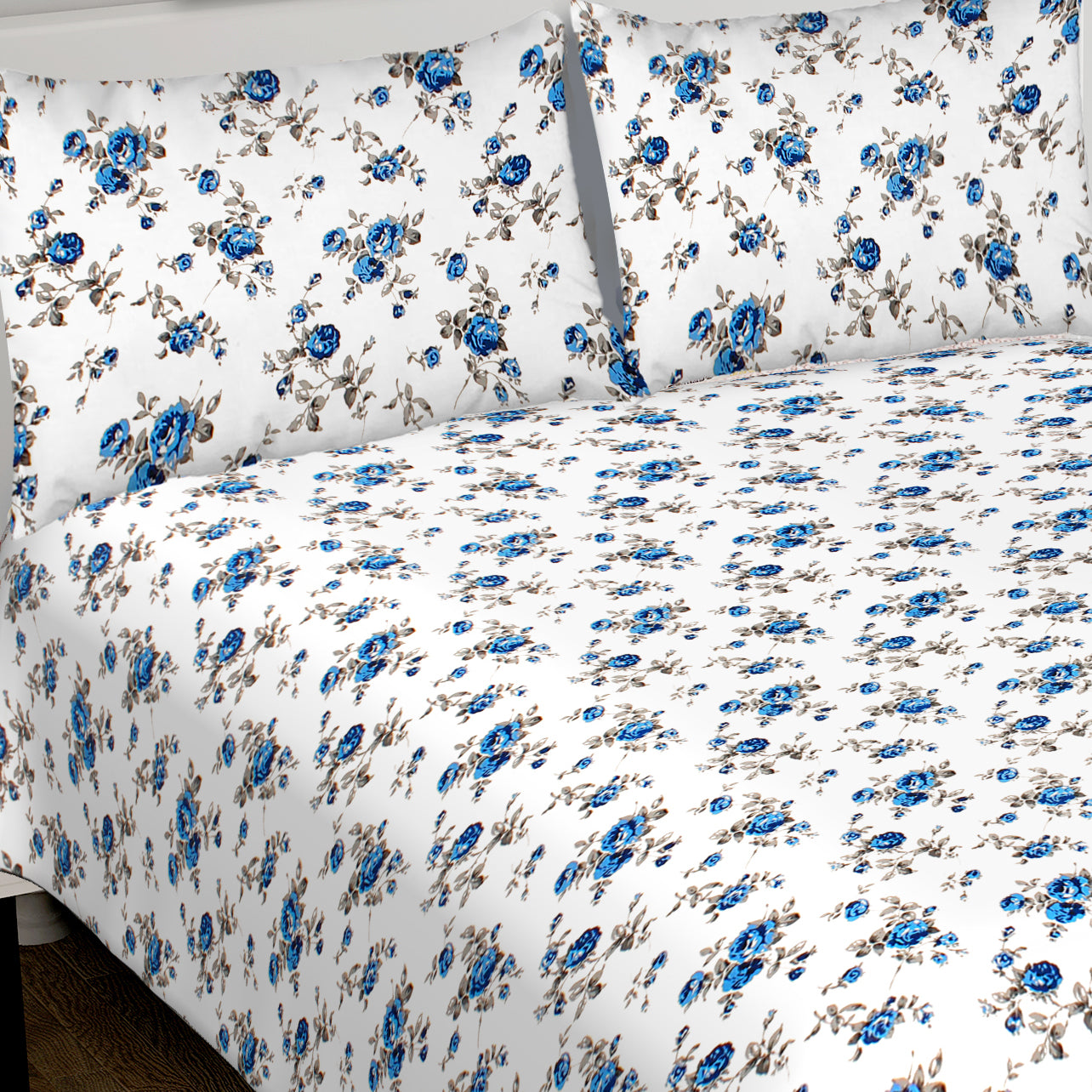 Jaipuri Bedsheet 100% Cotton Rajasthani Traditional Super King Size Bedsheet with 2 Pillow Cover 100*108 www,JaipurToHome.com