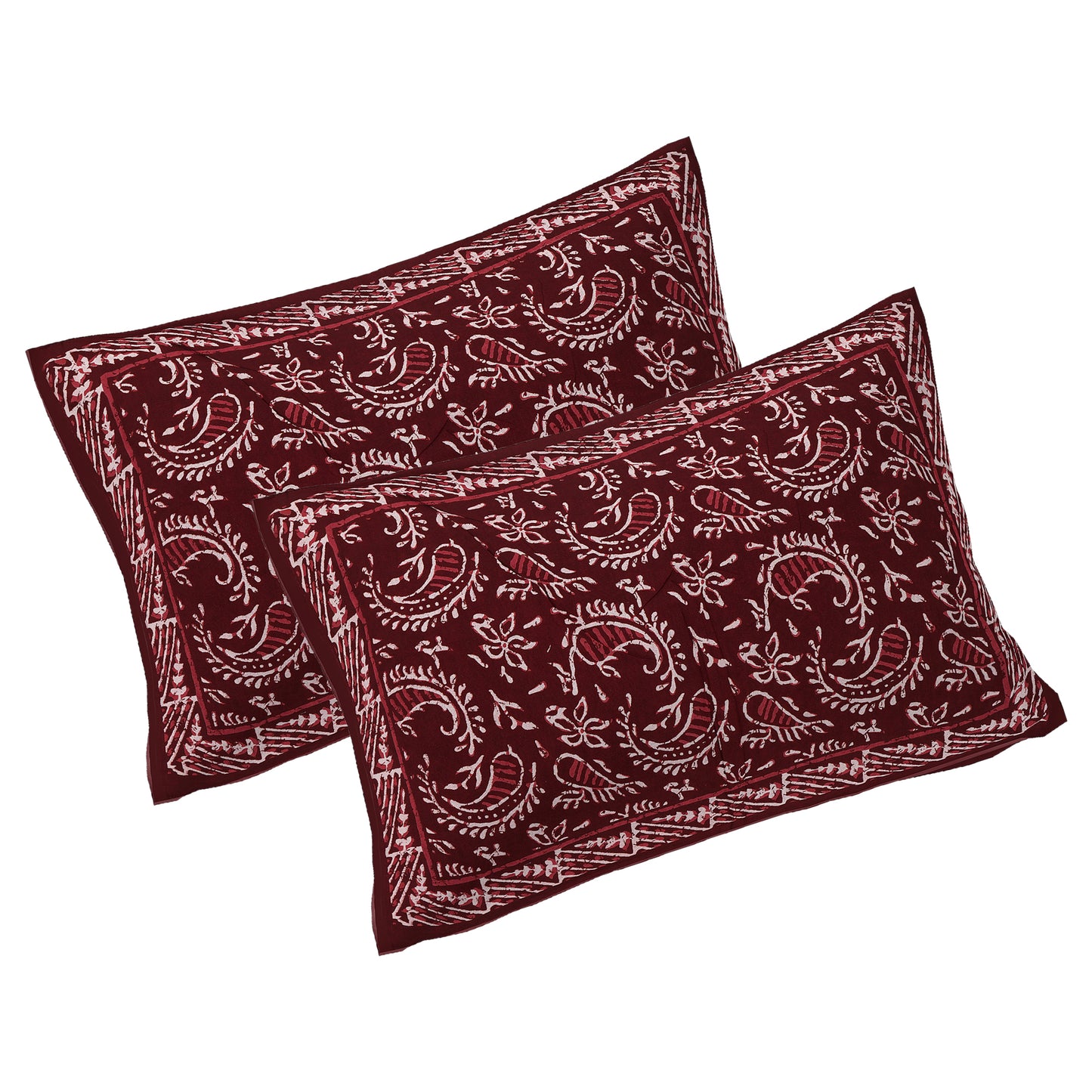 100% Cotton King Size Bedsheet with 2 Pillow Cover