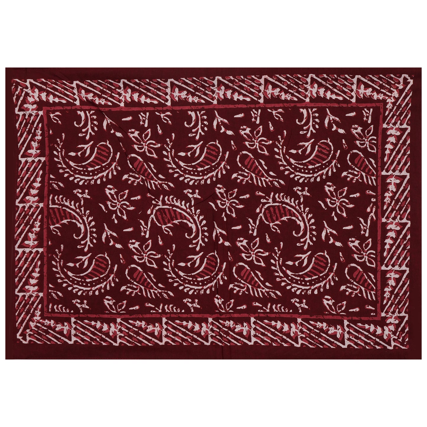 100% Cotton King Size Bedsheet with 2 Pillow Cover