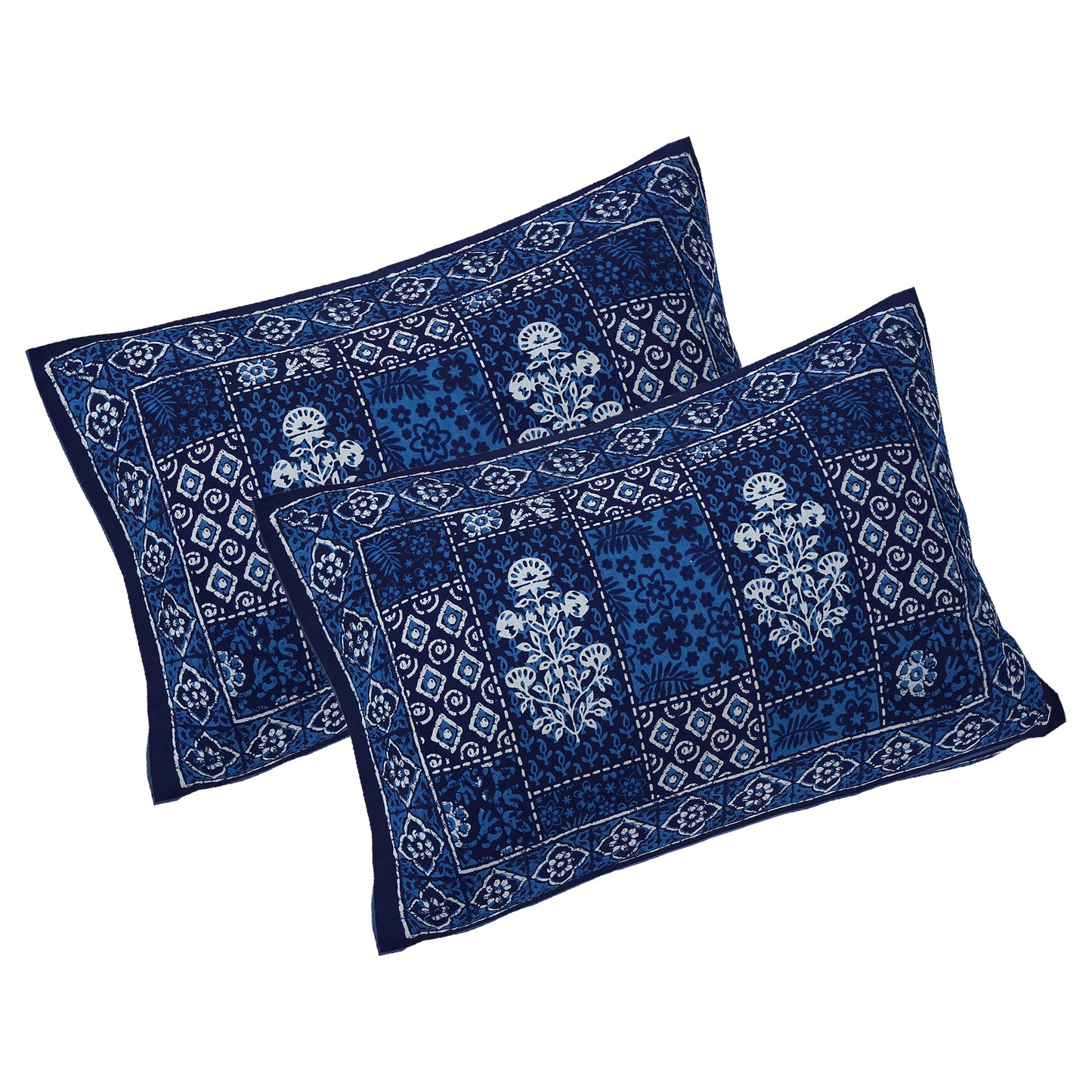 100% Cotton King Size Bedsheet with 2 Pillow Cover