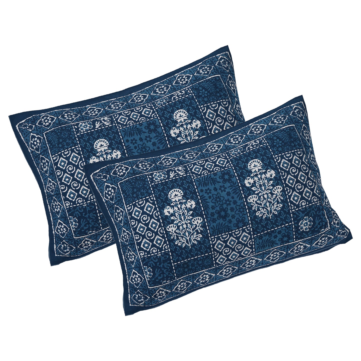 100% Cotton King Size Bedsheet with 2 Pillow Cover