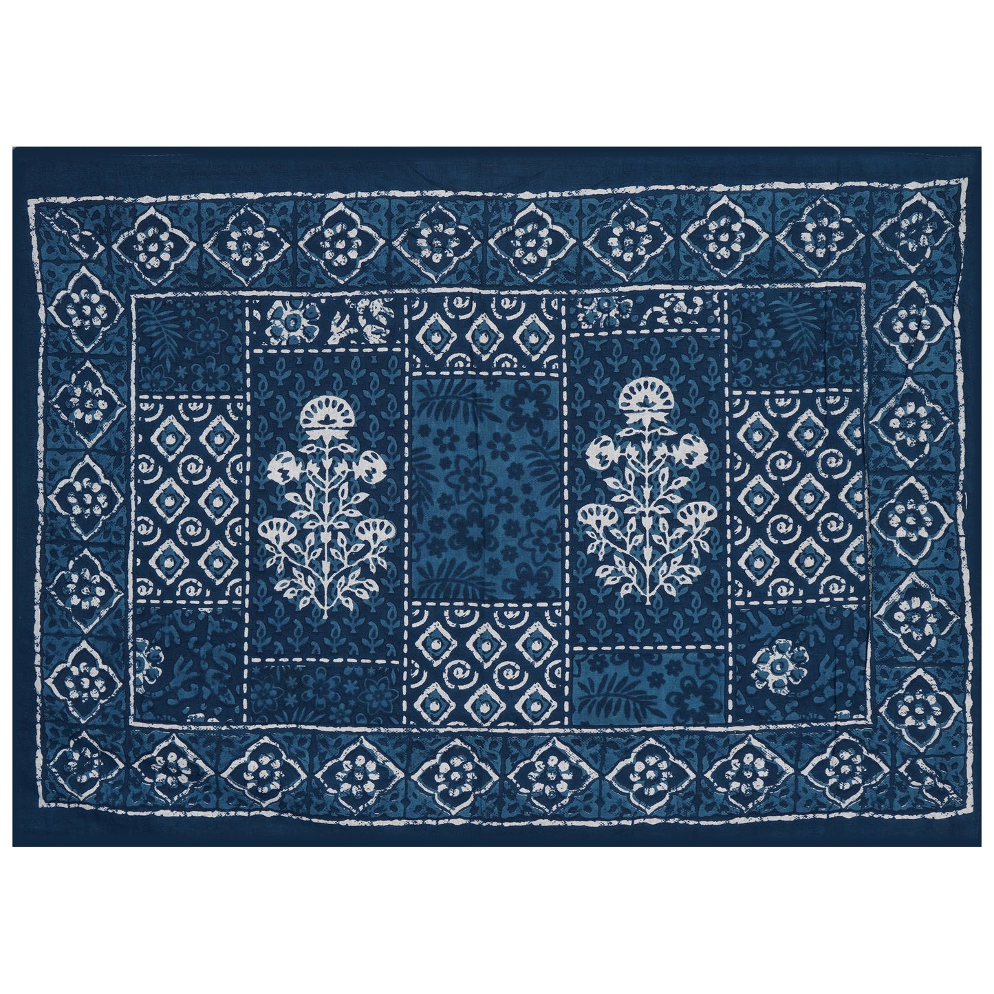 100% Cotton King Size Bedsheet with 2 Pillow Cover