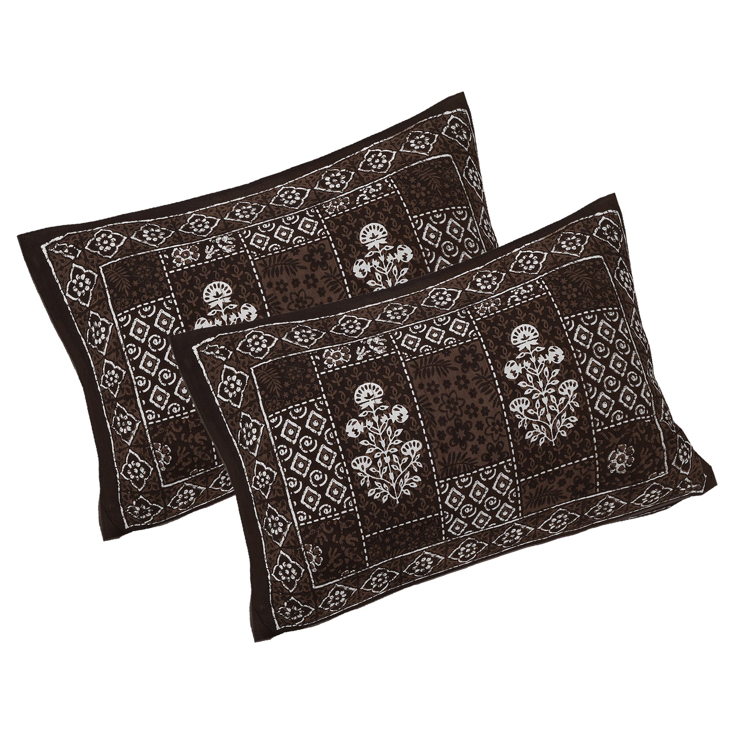 100% Cotton King Size Bedsheet with 2 Pillow Cover