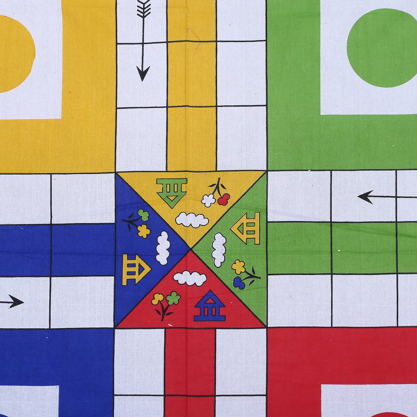 Jaipuri 100% Cotton Double Size Bedsheet with 2 Pillow Covers ( Blue , 280 TC ) JAIPUR PRINTS