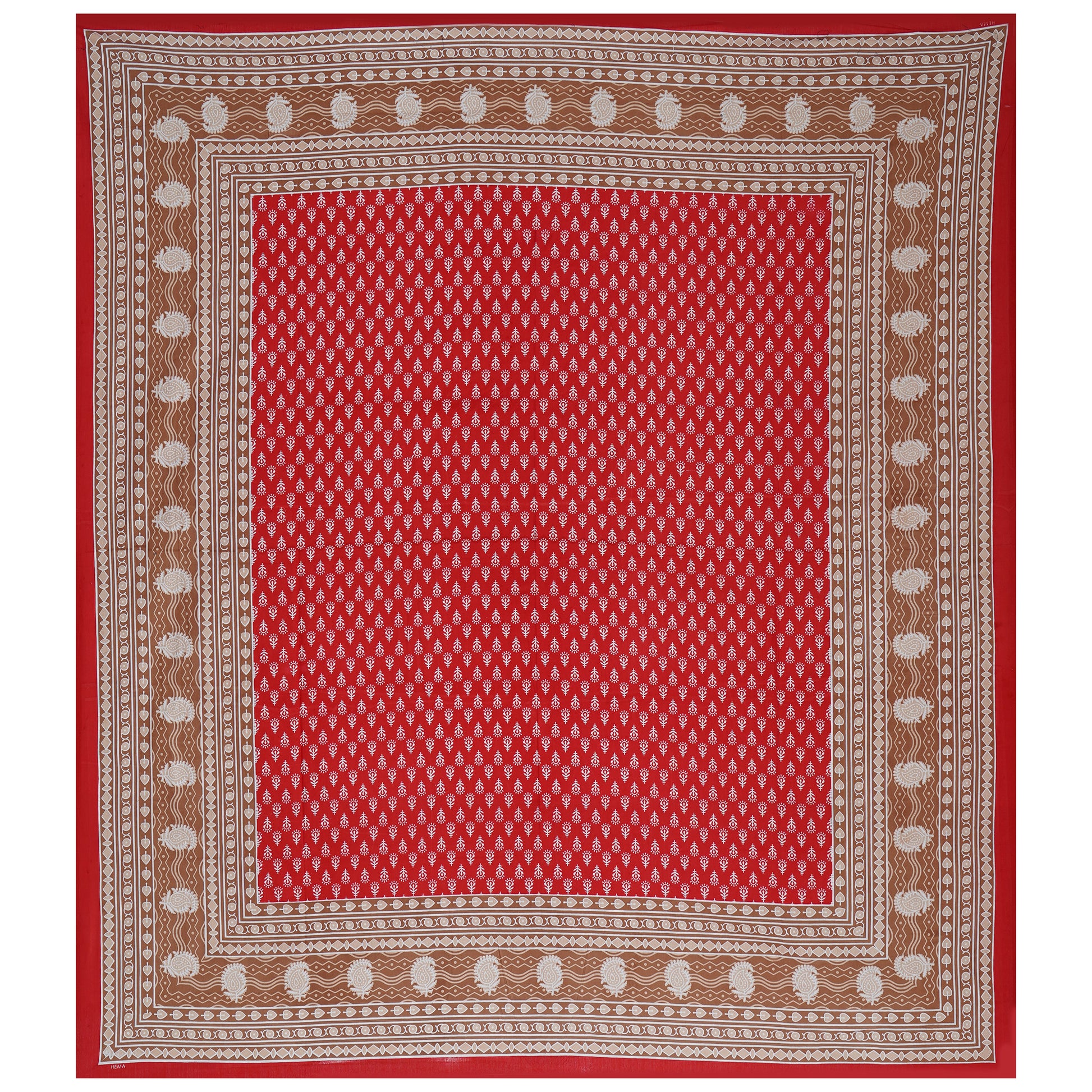 Jaipuri 100 % Cotton Double Size Bedsheet ( 280 TC ) www.jaipurtohome.com