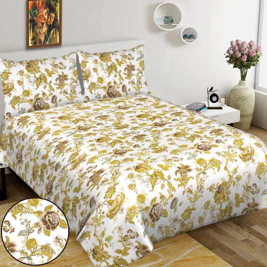 Jaipuri Bedsheet 100% Cotton Rajasthani Traditional Super King Size  Bedsheet with 2 Pillow Cover 100*108 www,JaipurToHome.com