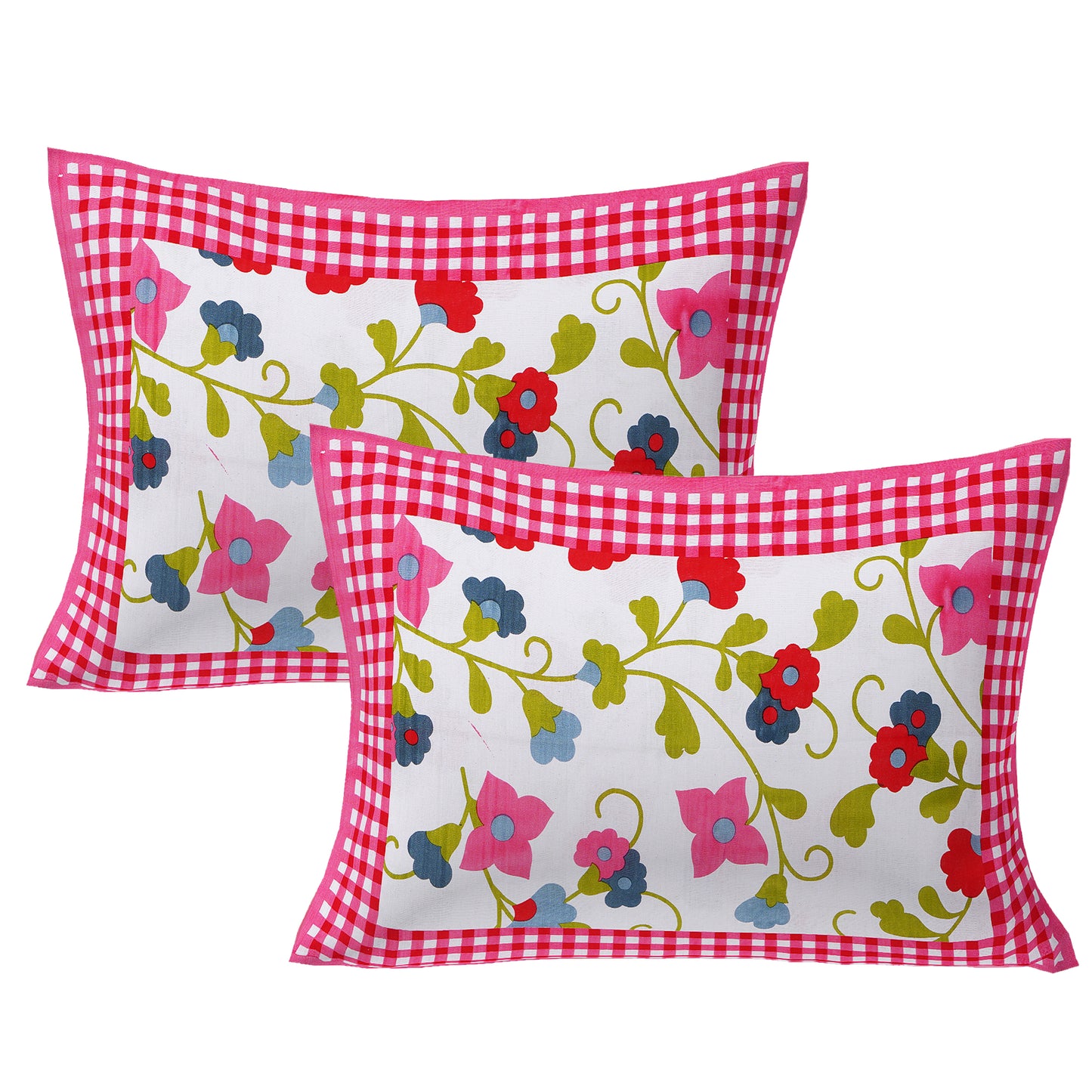 Jaipuri 100% Cotton Double Size Bedsheet with 2 Pillow Covers ( 280 TC ) JAIPUR PRINTS