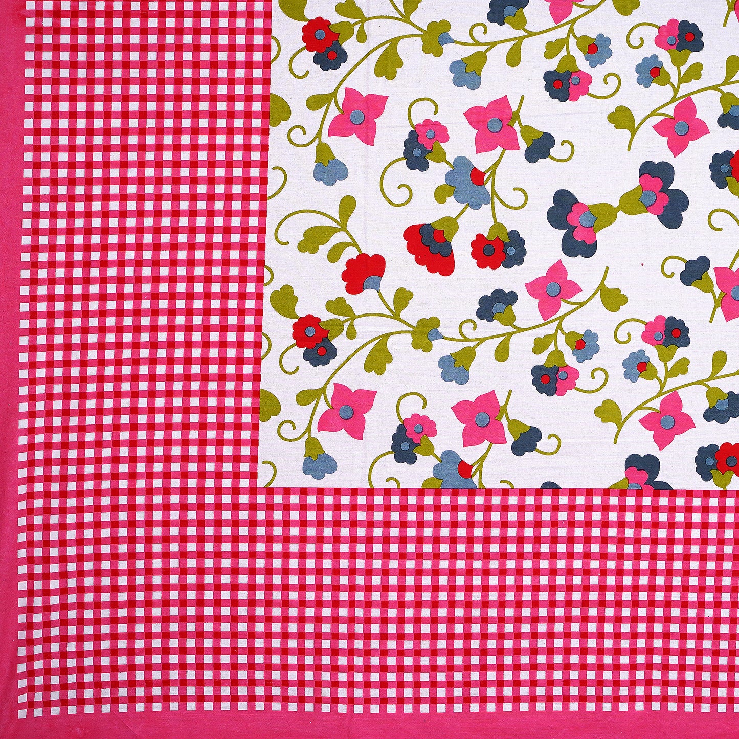 Jaipuri 100% Cotton Double Size Bedsheet with 2 Pillow Covers ( 280 TC ) JAIPUR PRINTS