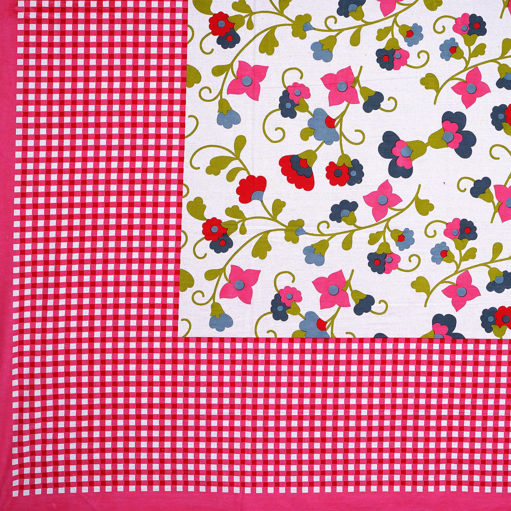 Jaipuri 100% Cotton Double Size Bedsheet with 2 Pillow Covers ( 280 TC ) JAIPUR PRINTS