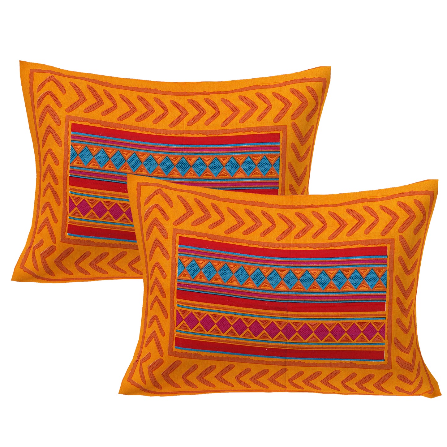 Jaipuri 100% Cotton Double Size Bedsheet with 2 Pillow Covers ( 280 TC ) JAIPUR PRINTS
