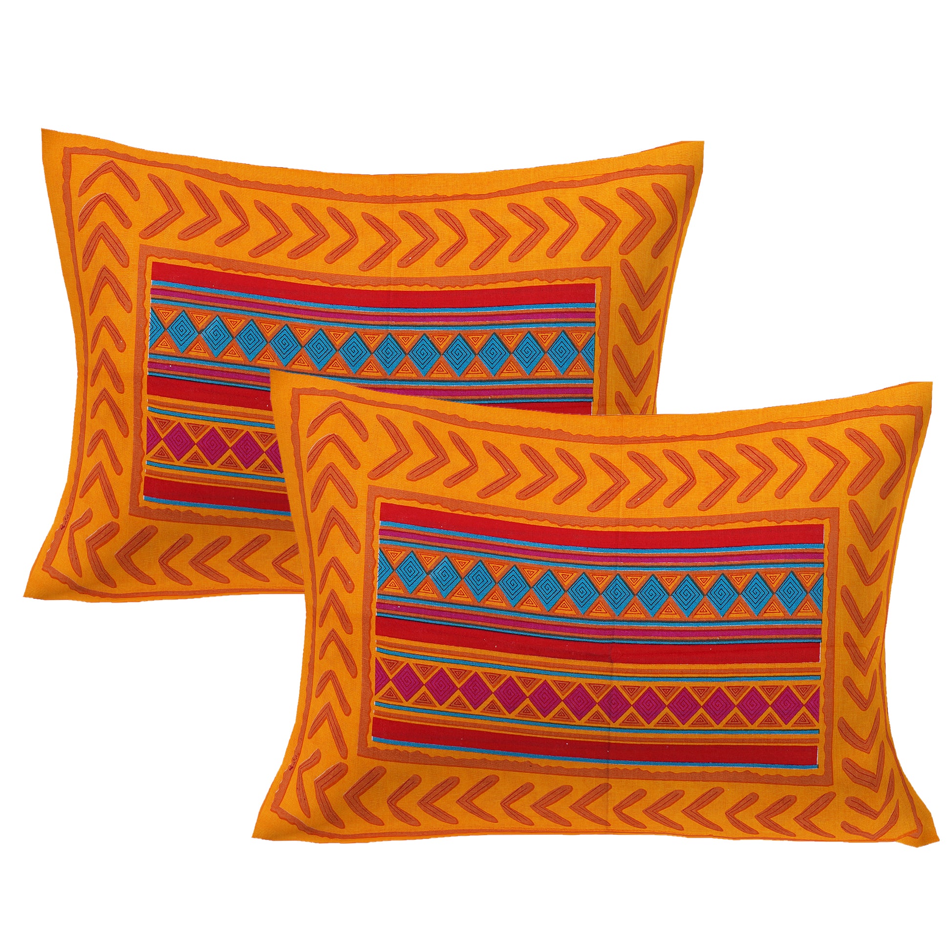 Jaipuri 100% Cotton Double Size Bedsheet with 2 Pillow Covers ( 280 TC ) JAIPUR PRINTS