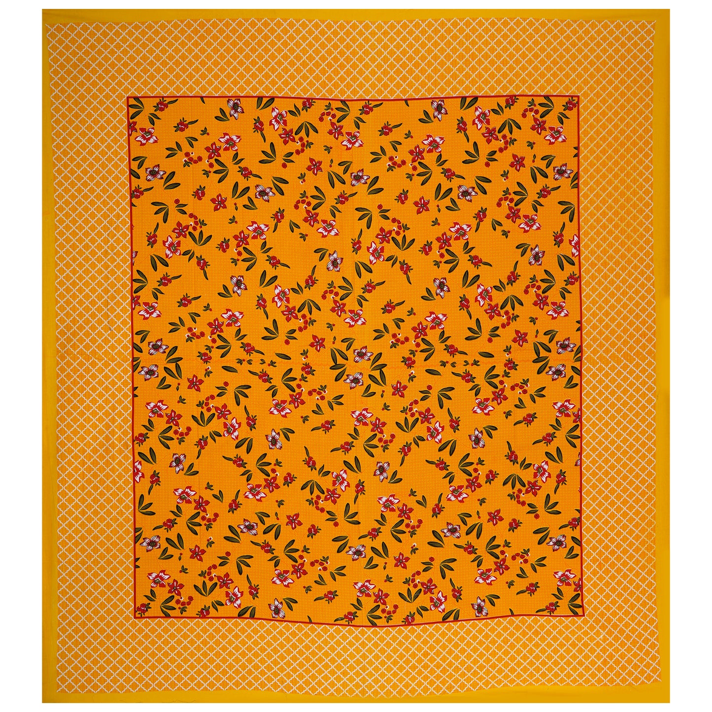 Jaipuri 100 % Cotton Double Size Bedsheet with 2 Pillow Covers ( 280 TC ) www.jaipurtohome.com