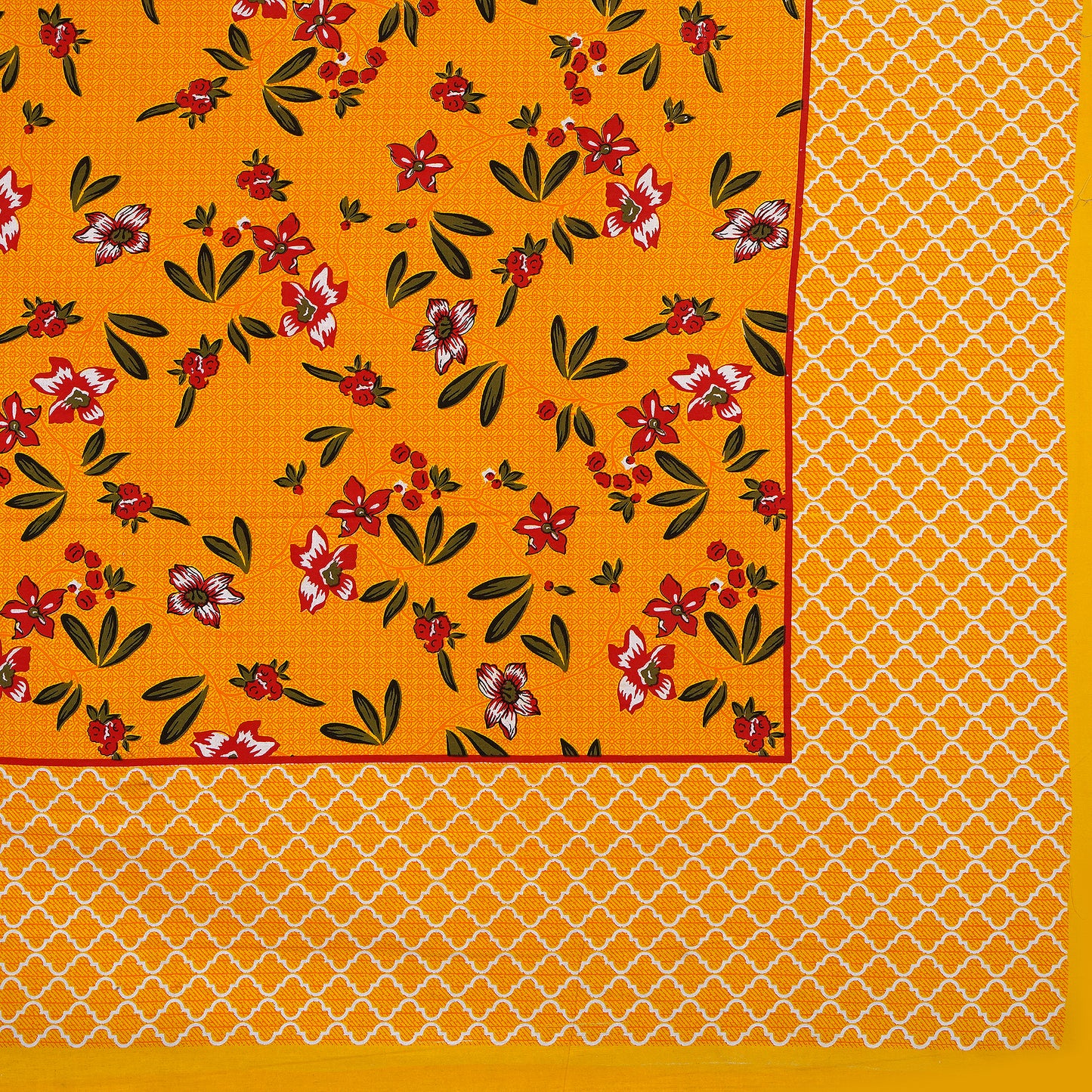 Jaipuri 100 % Cotton Double Size Bedsheet with 2 Pillow Covers ( 280 TC ) www.jaipurtohome.com