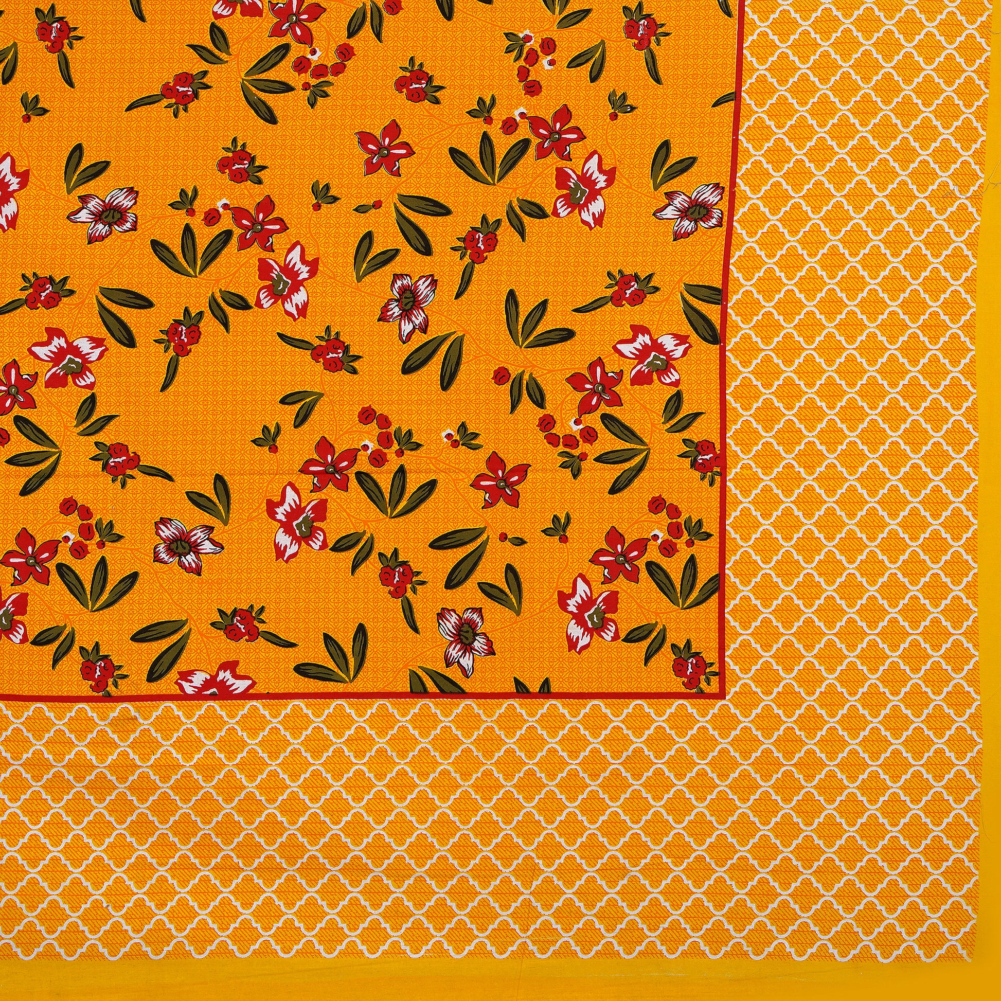 Jaipuri 100 % Cotton Double Size Bedsheet with 2 Pillow Covers ( 280 TC ) www.jaipurtohome.com