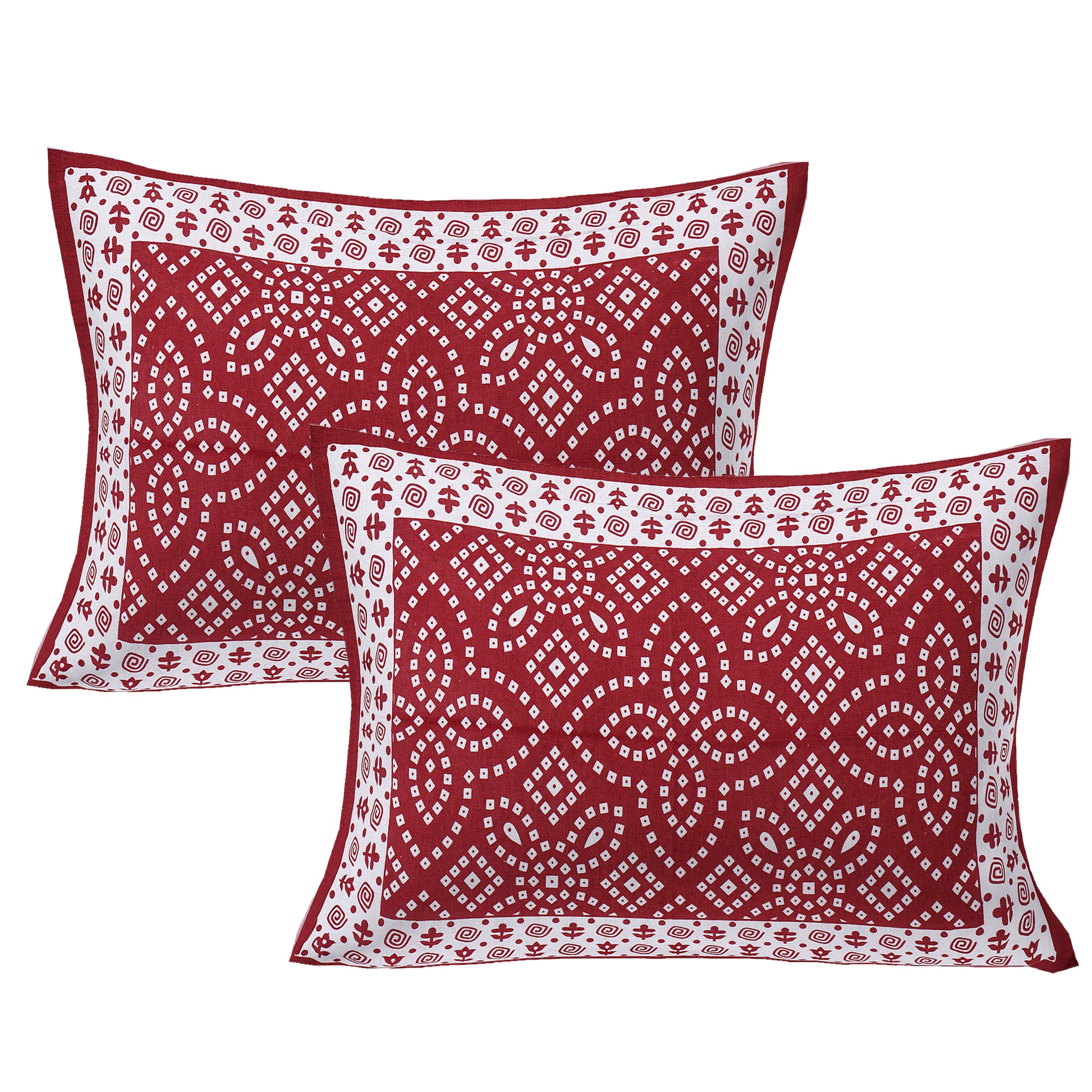 Jaipuri 100% Cotton Double Size Bedsheet With 2 Pillow Cover ( 280 TC ) JAIPUR PRINTS