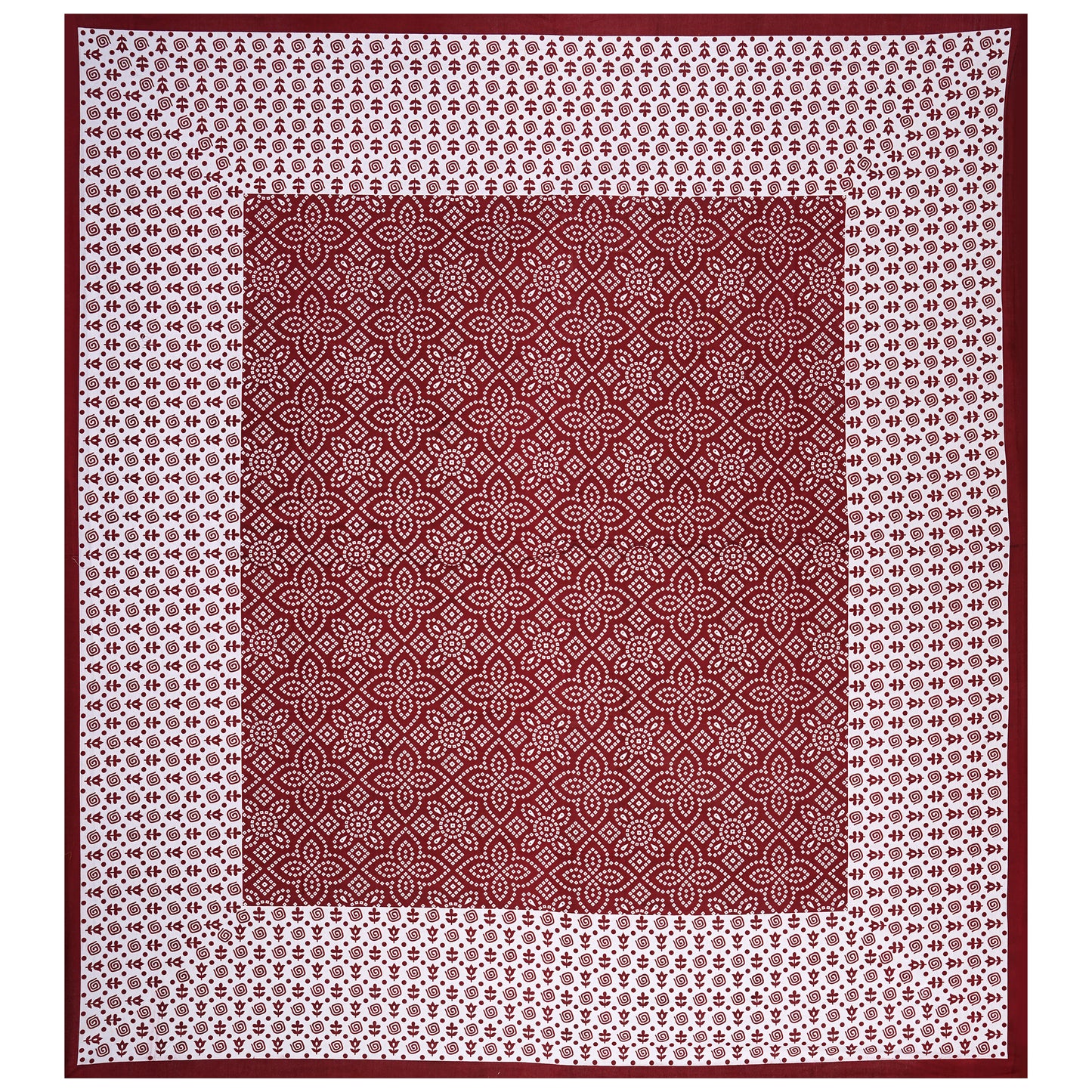 Jaipuri 100% Cotton Double Size Bedsheet With 2 Pillow Cover ( 280 TC ) JAIPUR PRINTS