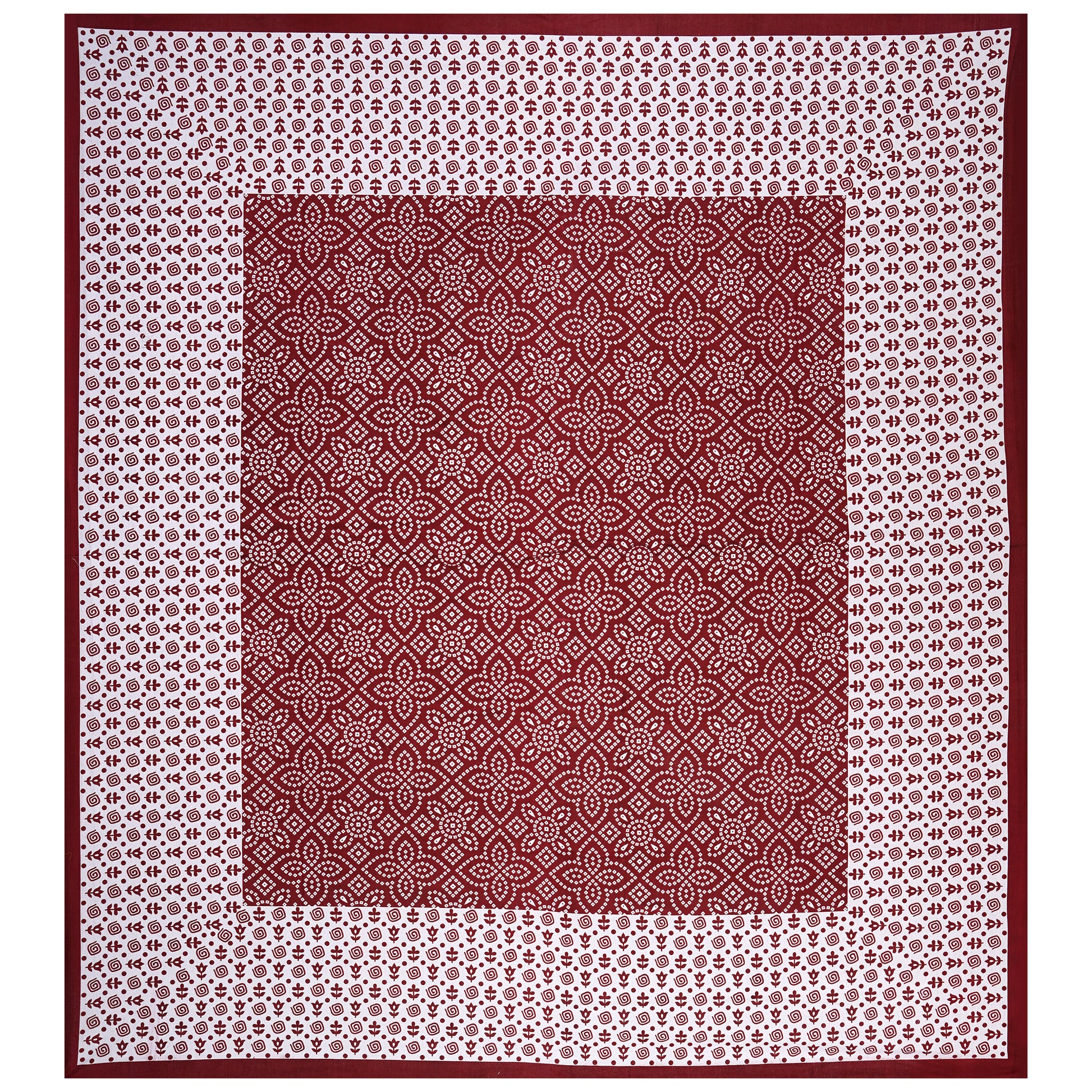 Jaipuri 100% Cotton Double Size Bedsheet With 2 Pillow Cover ( 280 TC ) JAIPUR PRINTS
