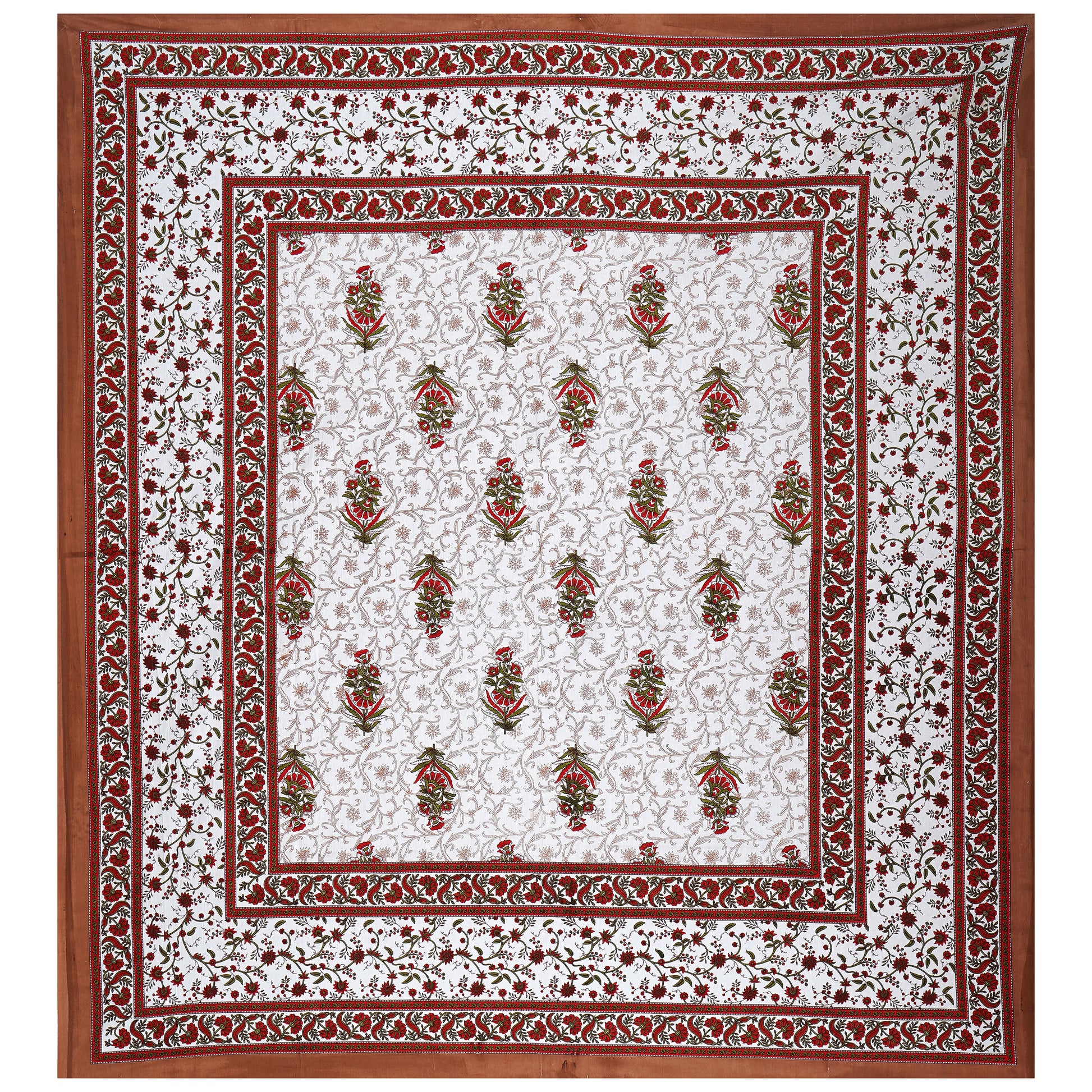 Jaipuri 100% Cotton Double Size Bedsheet ( 280 TC ) www.jaipurtohome.com