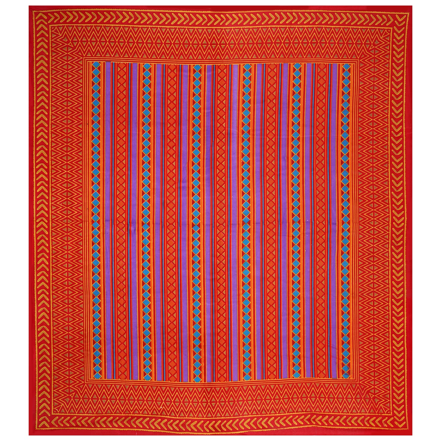 Jaipuri 100% Cotton Double Size Bedsheet with 2 Pillow Covers ( 280 TC ) JAIPUR PRINTS
