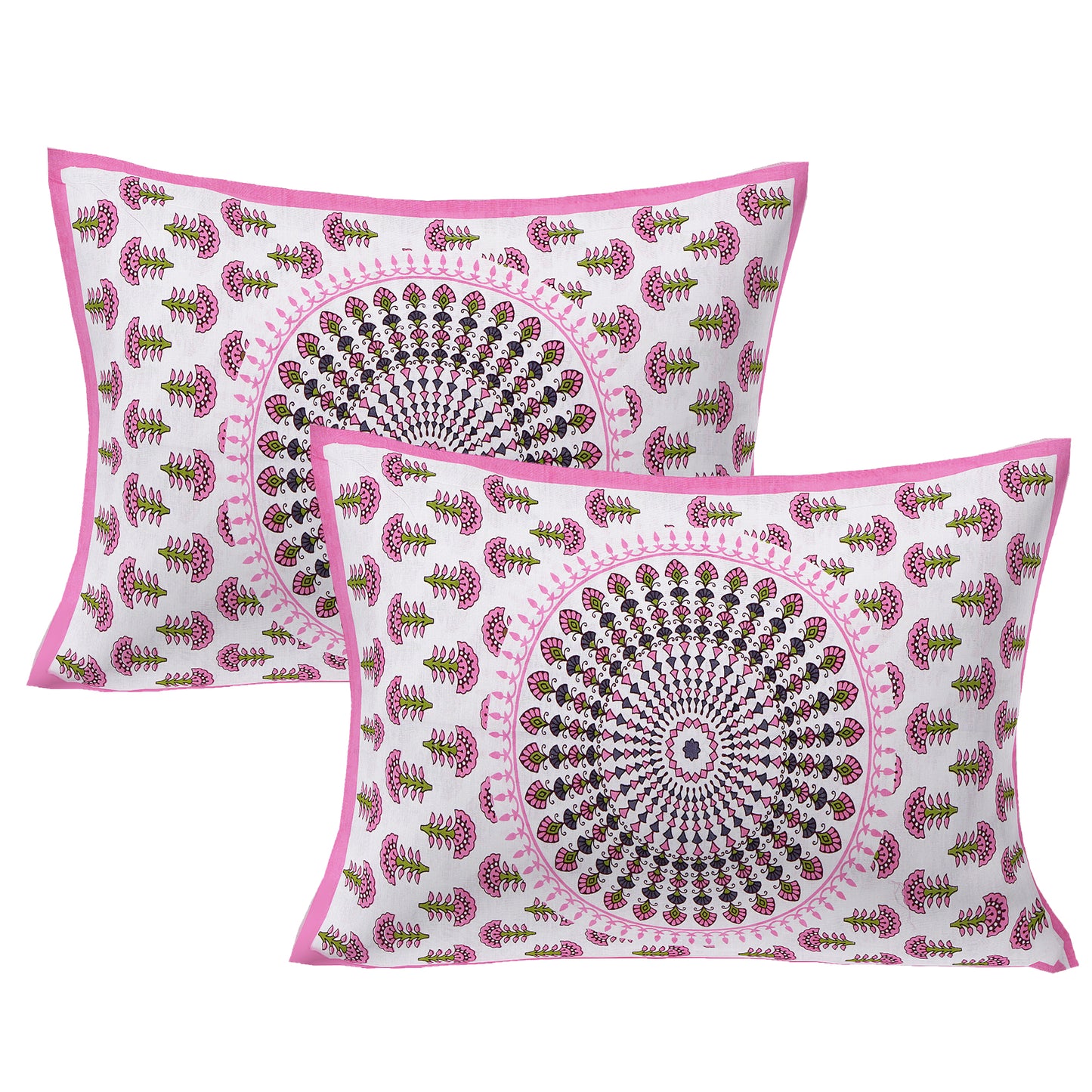 Jaipuri 100% Cotton Double Size Bedsheet ( 280 TC ) JAIPUR PRINTS