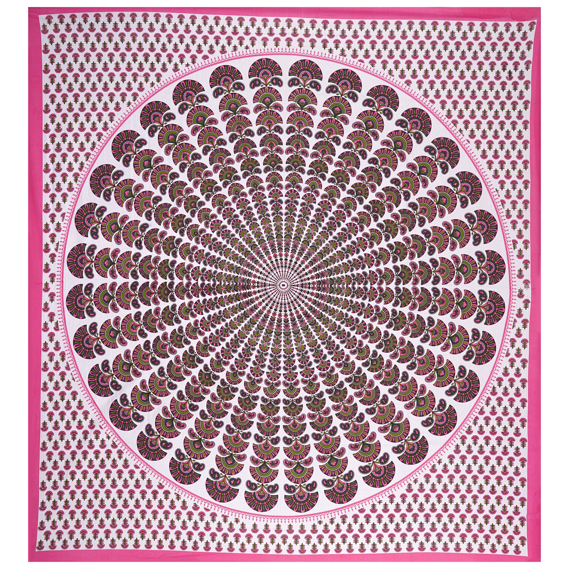 Jaipuri 100% Cotton Double Size Bedsheet ( 280 TC ) JAIPUR PRINTS