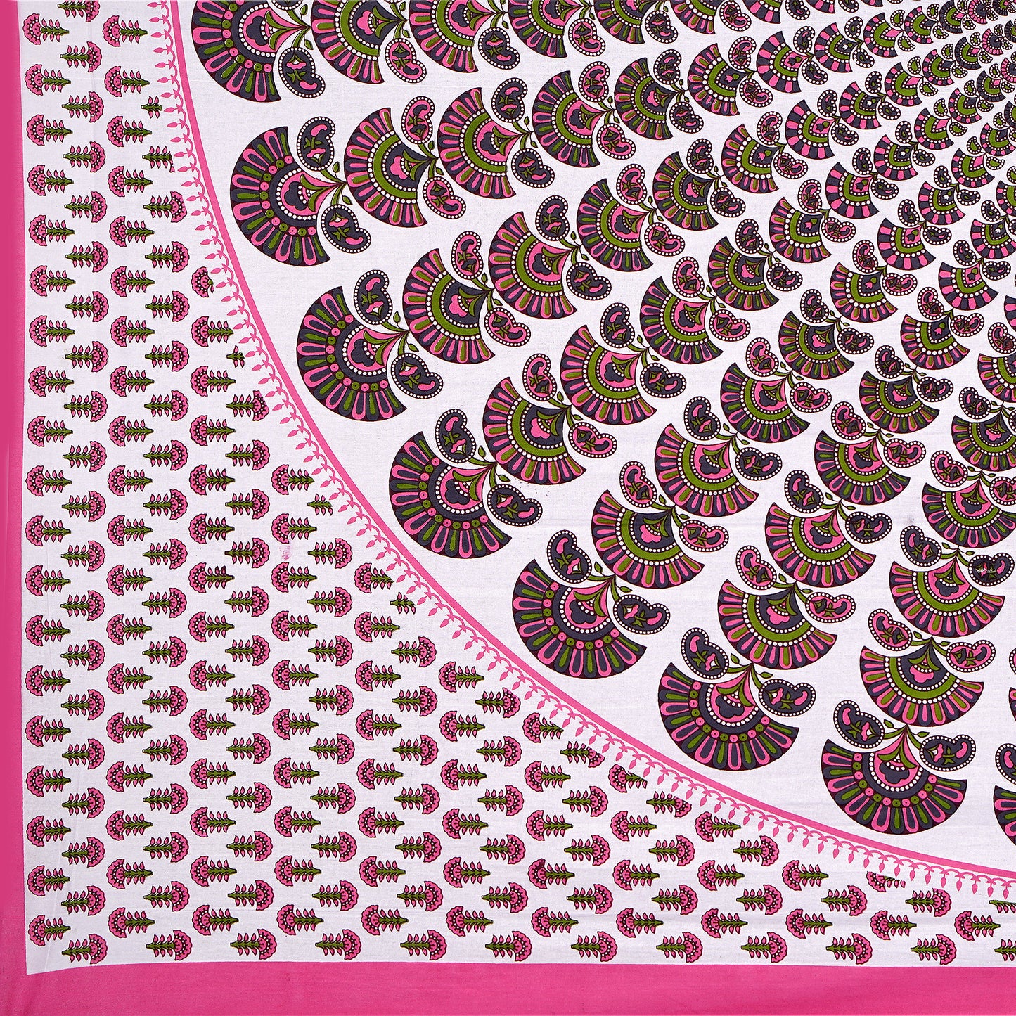 Jaipuri 100% Cotton Double Size Bedsheet ( 280 TC ) JAIPUR PRINTS
