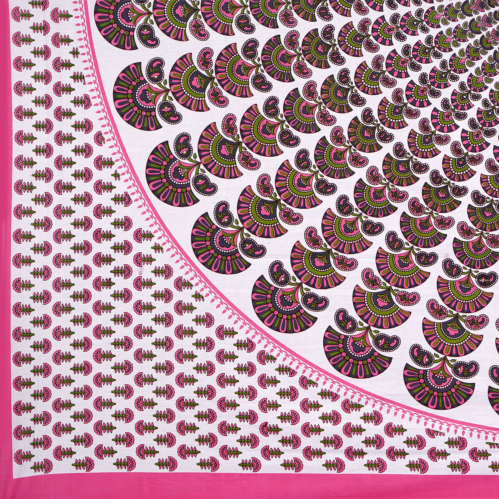 Jaipuri 100% Cotton Double Size Bedsheet ( 280 TC ) JAIPUR PRINTS