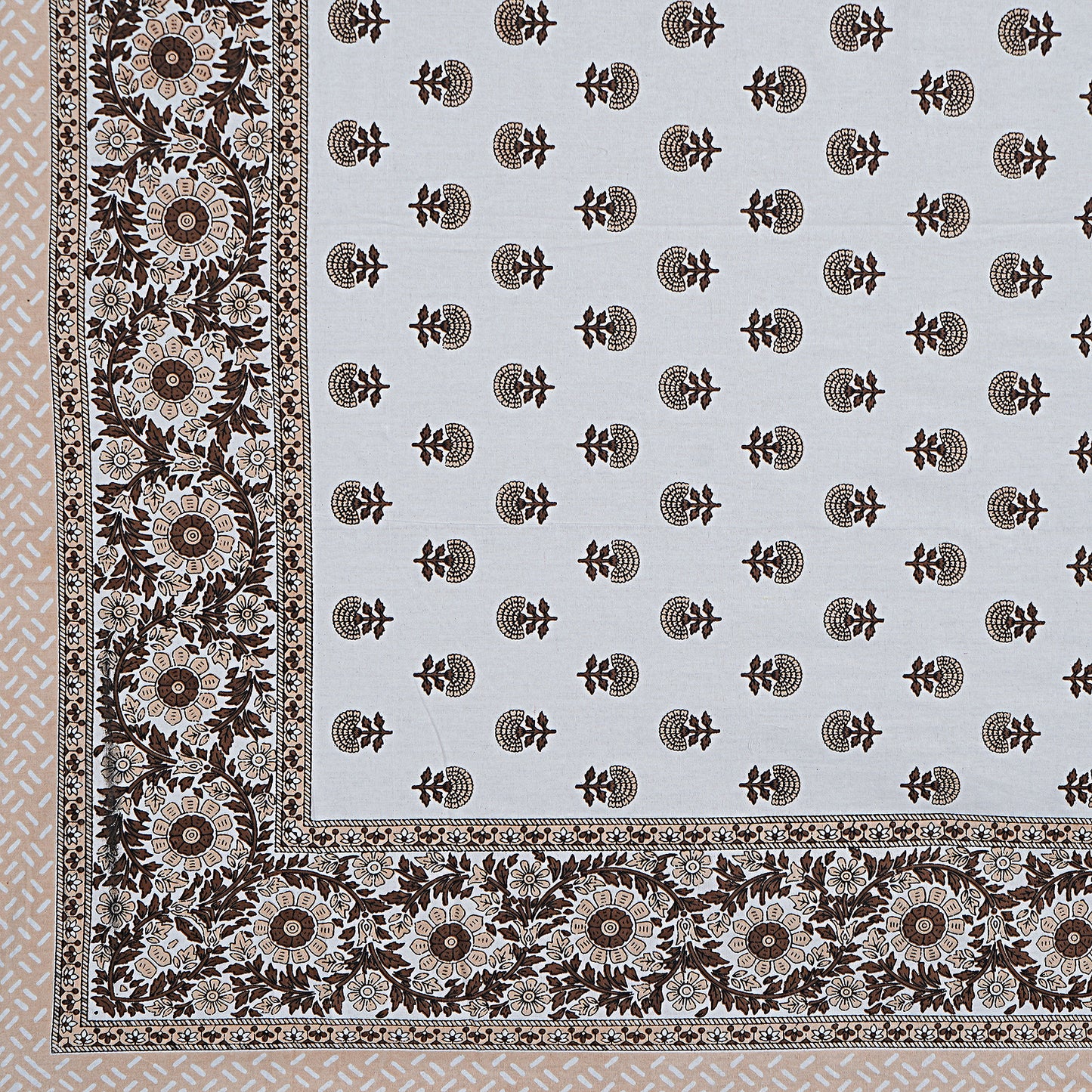 100% Cotton King Size Bedsheet with 2 Pillow Covers www.jaipurtohome.com