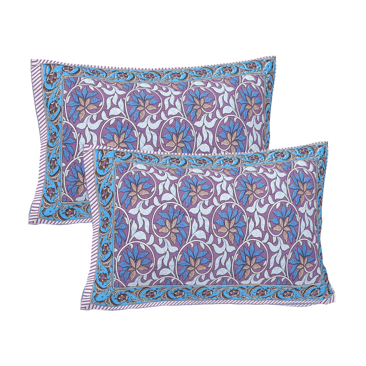 100% Cotton King Size Bedsheet with 2 Pillow Covers www.jaipurtohome.com