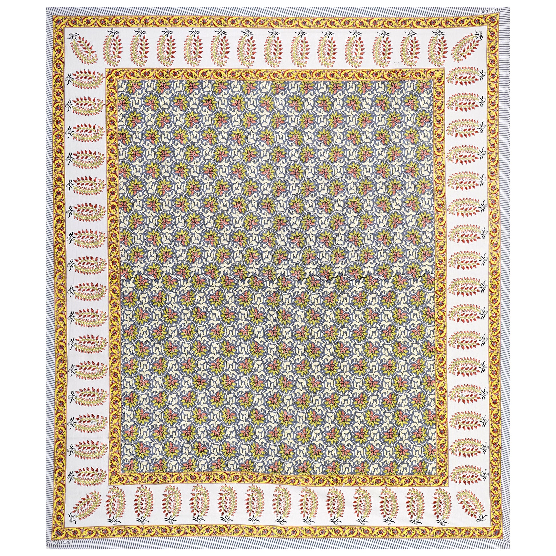 100% Cotton King Size Bedsheet with 2 Pillow Covers www.jaipurtohome.com