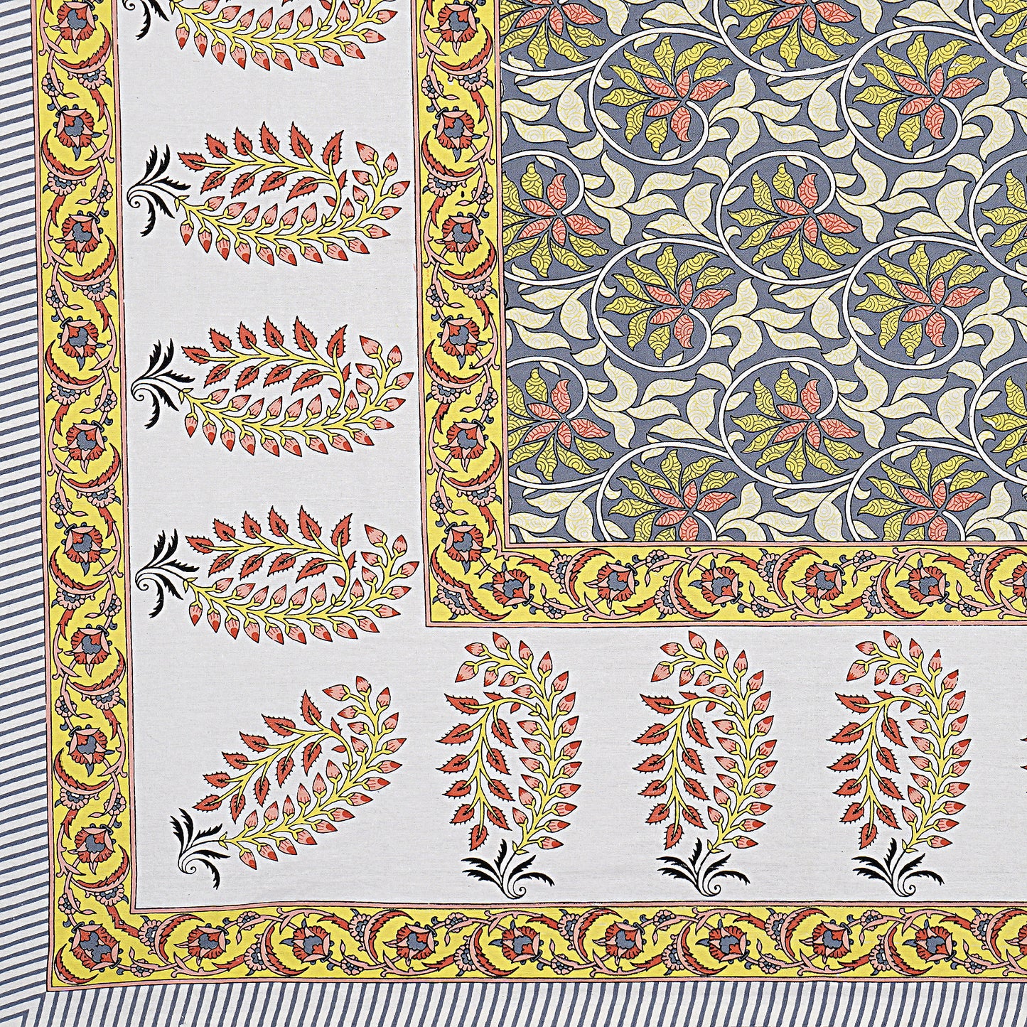 100% Cotton King Size Bedsheet with 2 Pillow Covers www.jaipurtohome.com