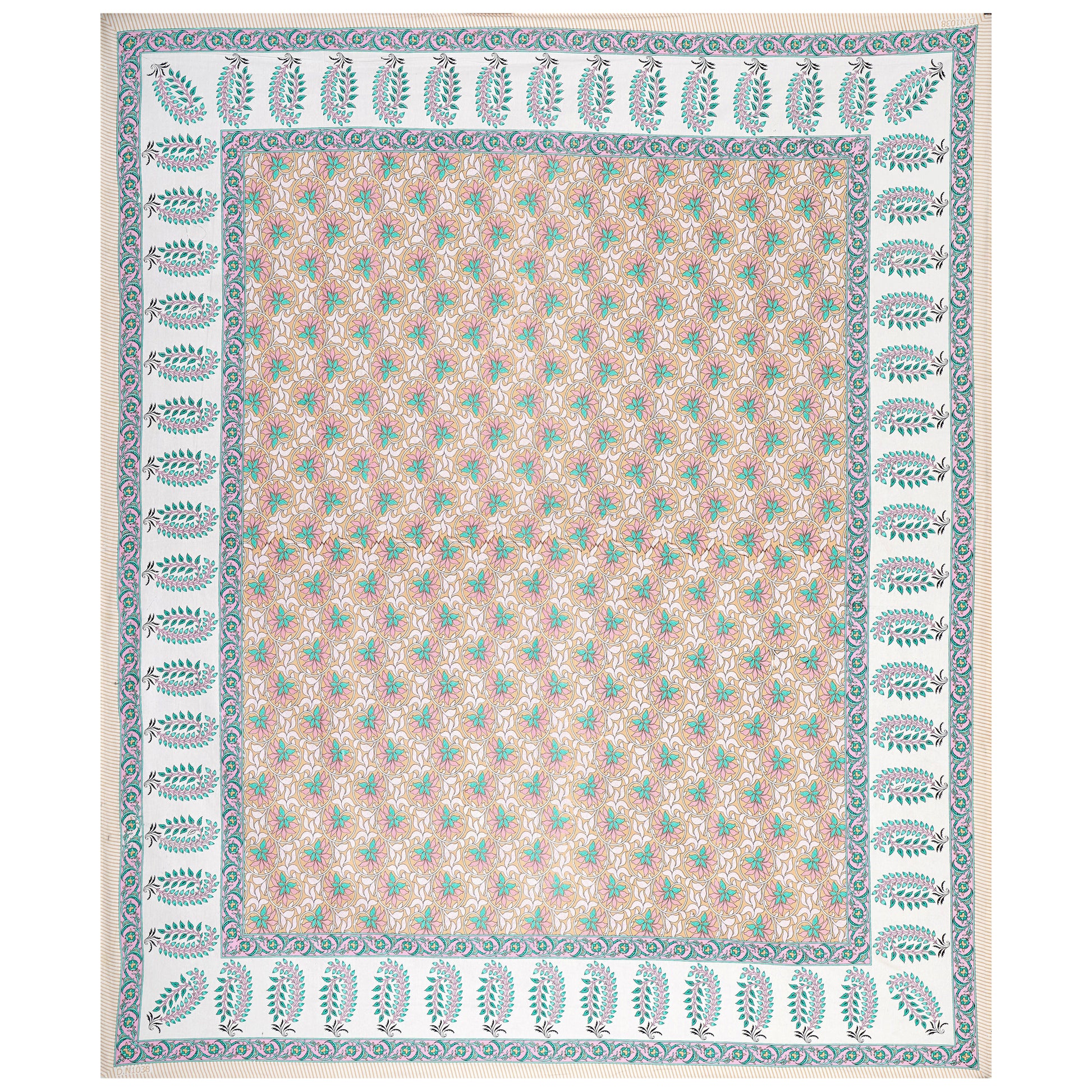 100% Cotton King Size Bedsheet with 2 Pillow Covers www.jaipurtohome.com