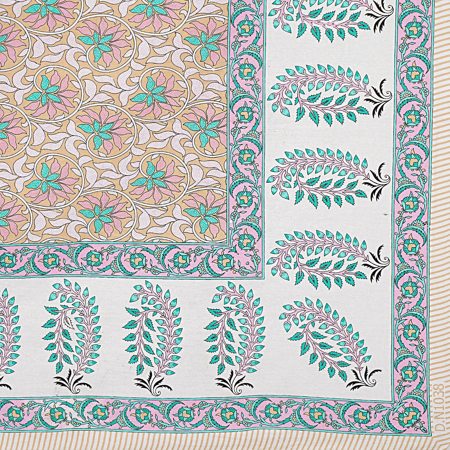 100% Cotton King Size Bedsheet with 2 Pillow Covers www.jaipurtohome.com