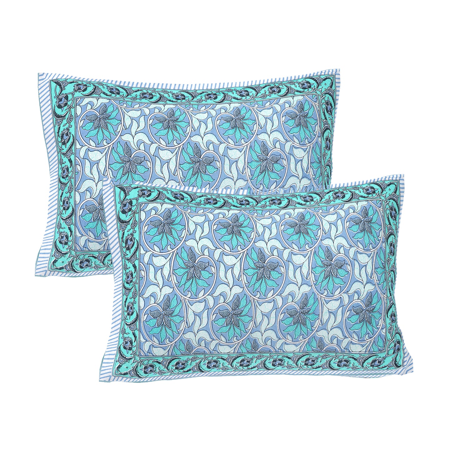 100% Cotton King Size Bedsheet with 2 Pillow Covers www.jaipurtohome.com