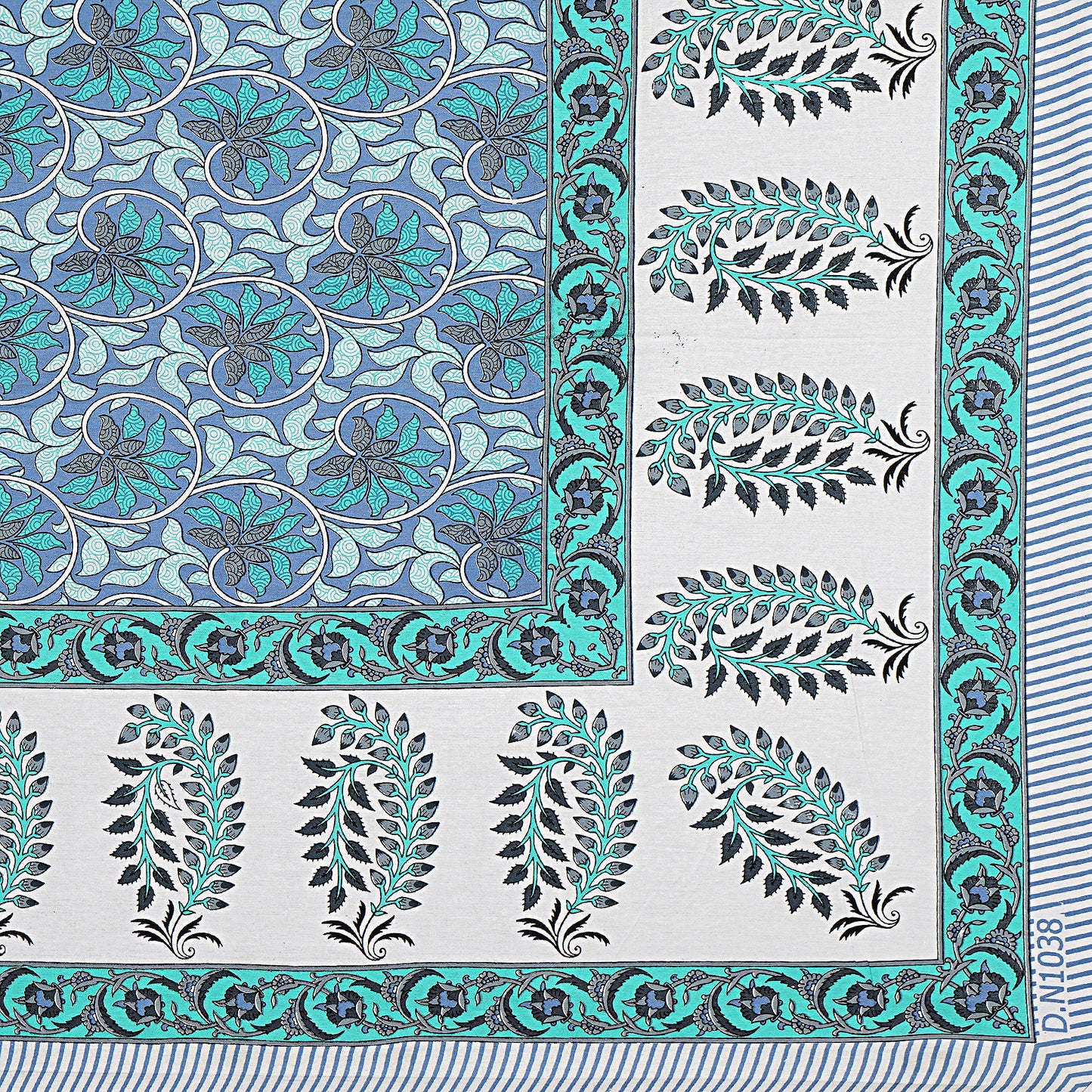 100% Cotton King Size Bedsheet with 2 Pillow Covers www.jaipurtohome.com