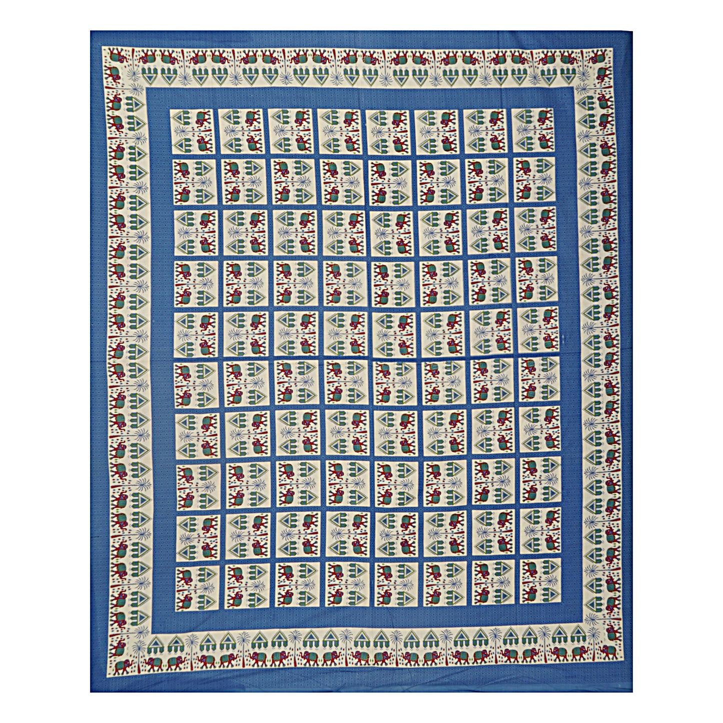 100% Cotton King Size Bedsheet with 2 Pillow Cover