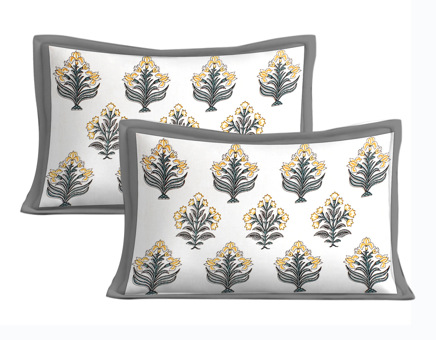 100% Cotton King Size Bedsheet with 2 Pillow Covers www.jaipurtohome.com