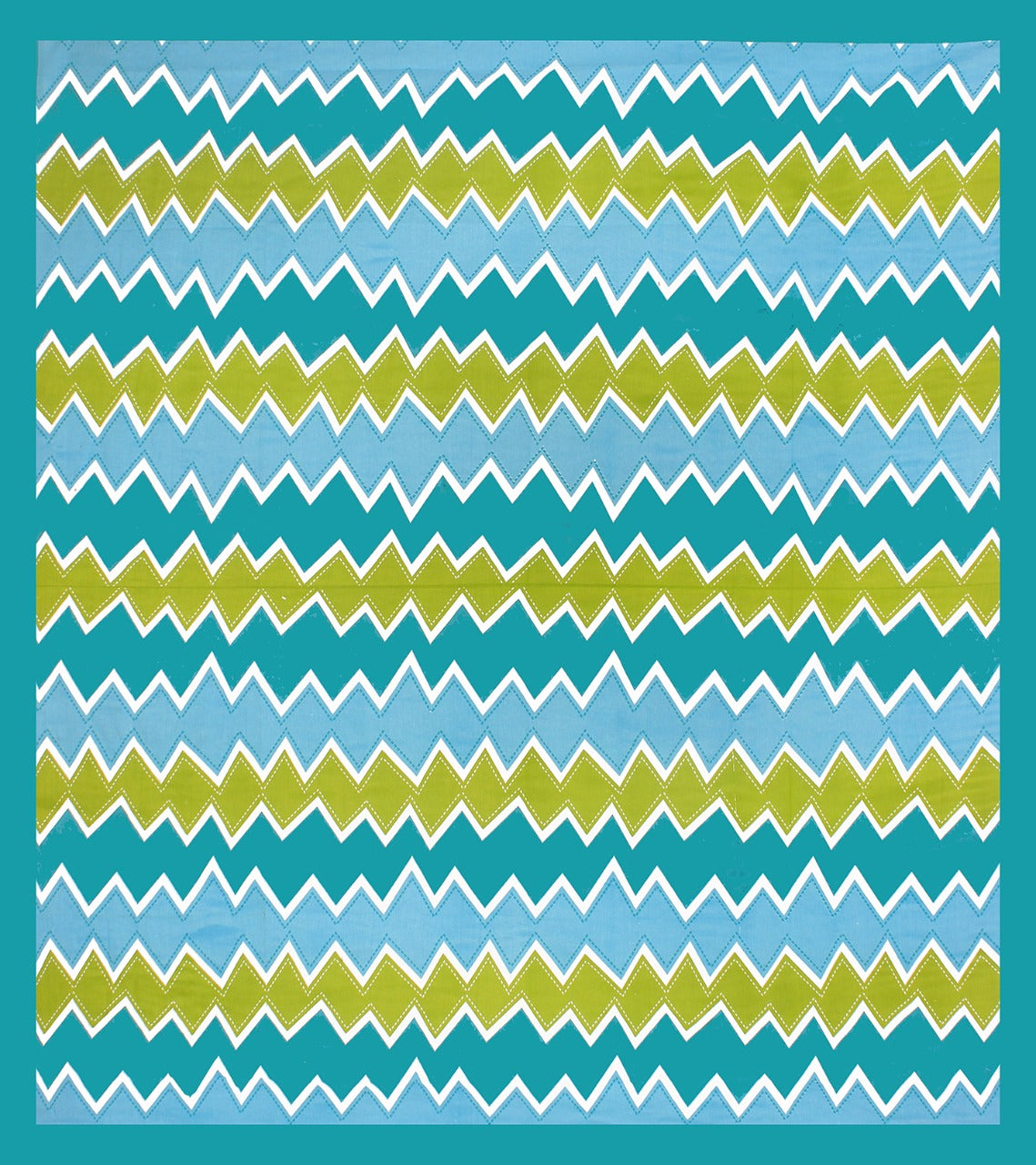Jaipuri 100% Cotton Double Size Bedsheet with 2 Pillow Covers ( Sky Blue , 280 TC ) JAIPUR PRINTS