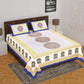 Trendy Bedsheet 100% Cotton Bedsheet 280-TC Cotton Queen Size Bedsheet With 2 Pillow Cover www.jaipurtohome.com