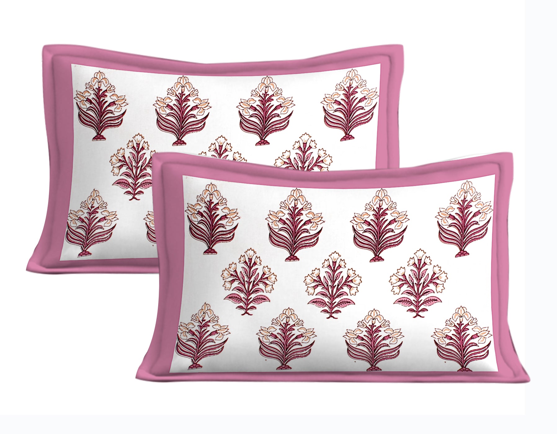 100% Cotton King Size Bedsheet with 2 Pillow Covers www.jaipurtohome.com
