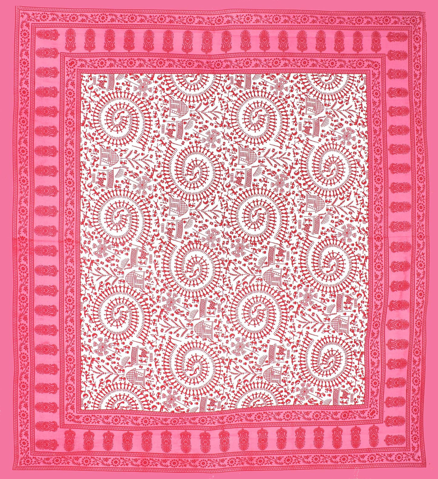 100% Cotton Bedsheet 280-TC Cotton Queen Size Bedsheet With 2 Pillow Cover's www.jaipurtohome.com