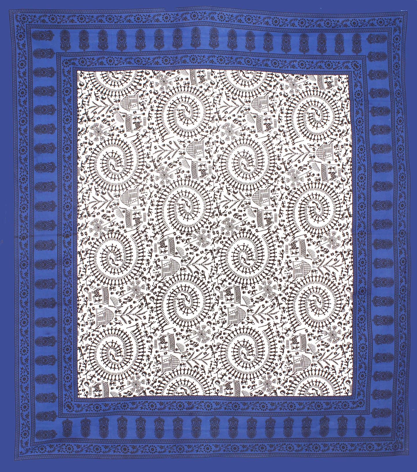 100% Cotton Bedsheet 280-TC Cotton Queen Size Bedsheet With 2 Pillow Cover's www.jaipurtohome.com