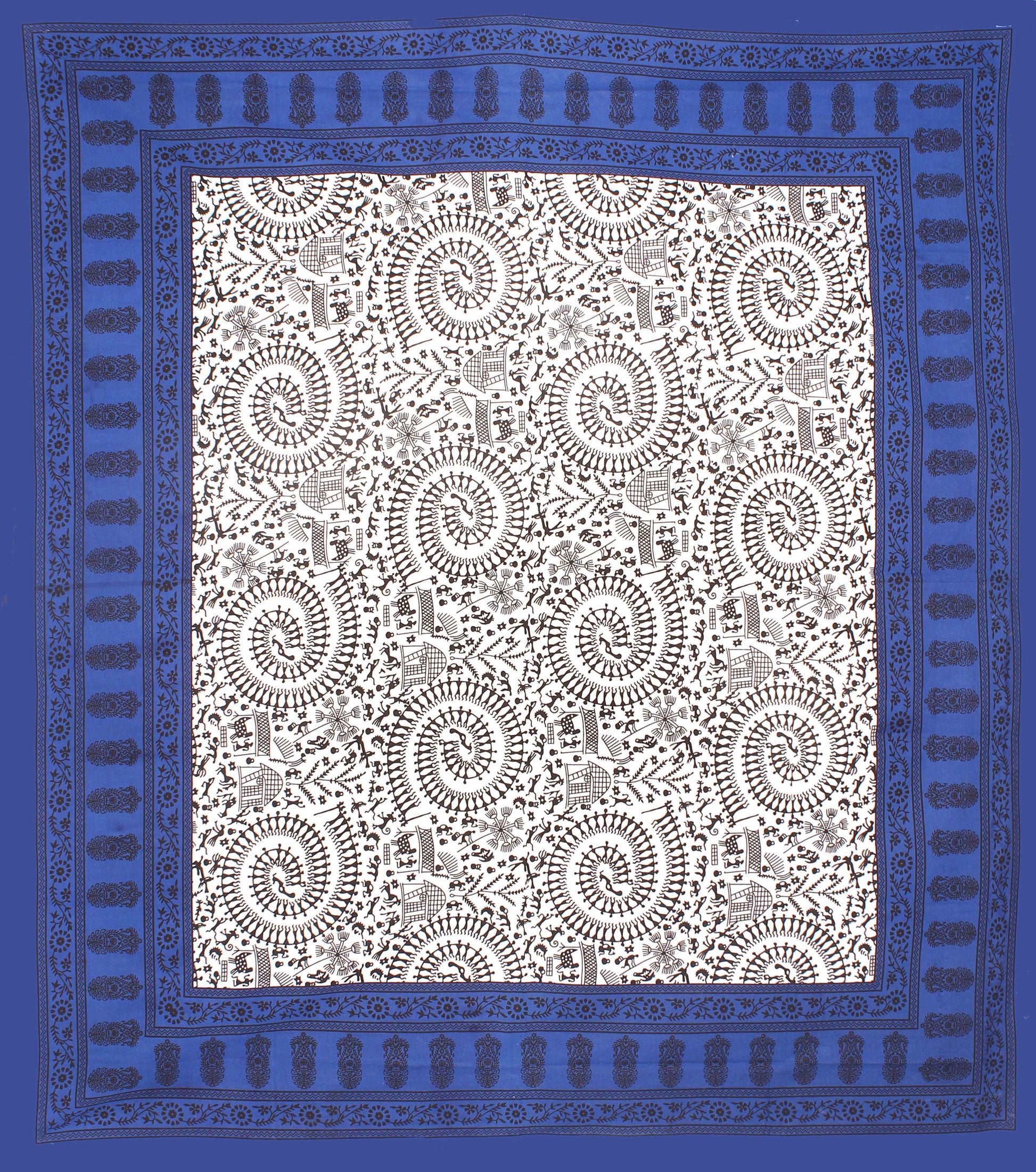 100% Cotton Bedsheet 280-TC Cotton Queen Size Bedsheet With 2 Pillow Cover's www.jaipurtohome.com
