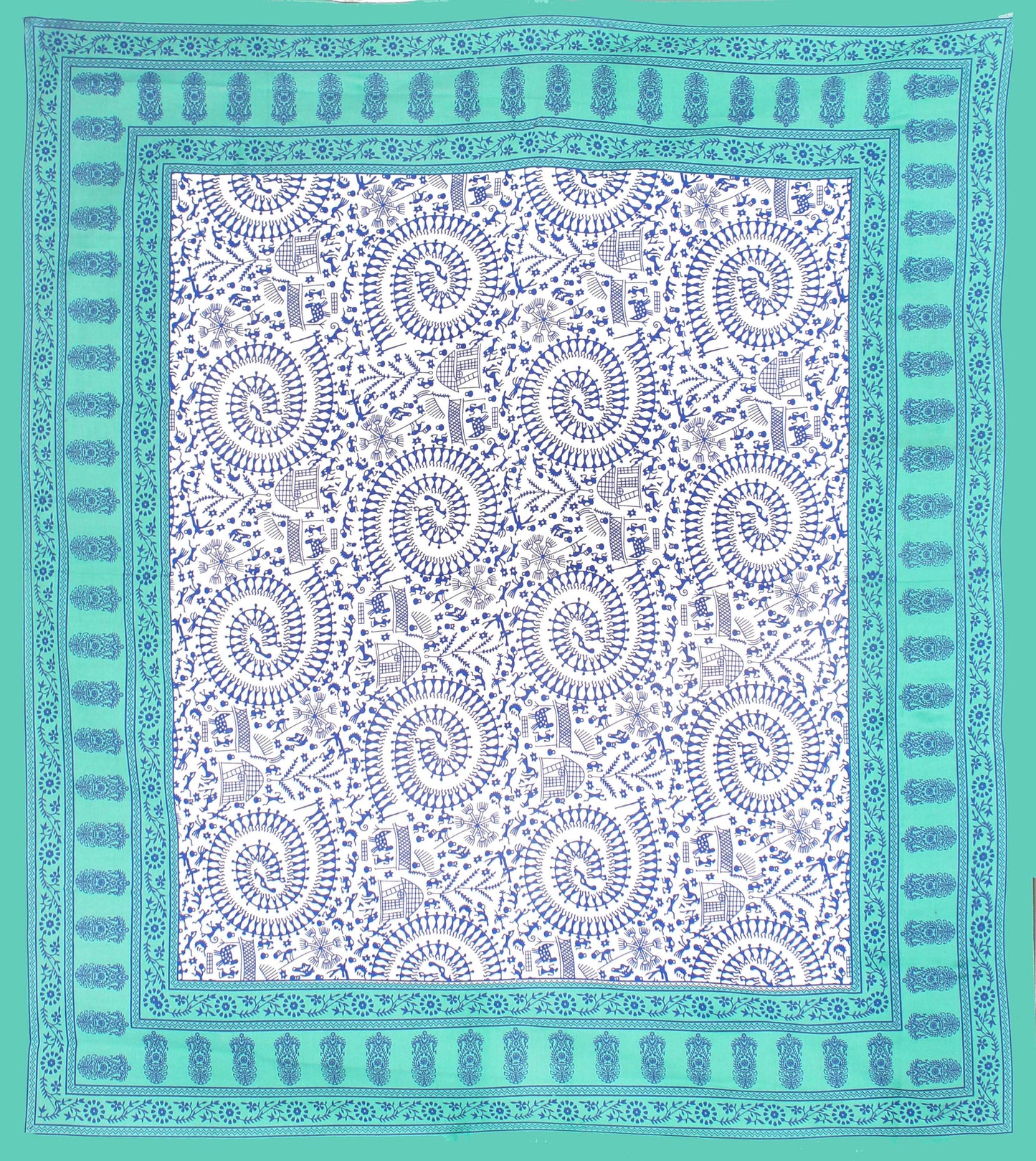 100% Cotton Bedsheet 280-TC Cotton Queen Size Bedsheet With 2 Pillow Cover's www.jaipurtohome.com