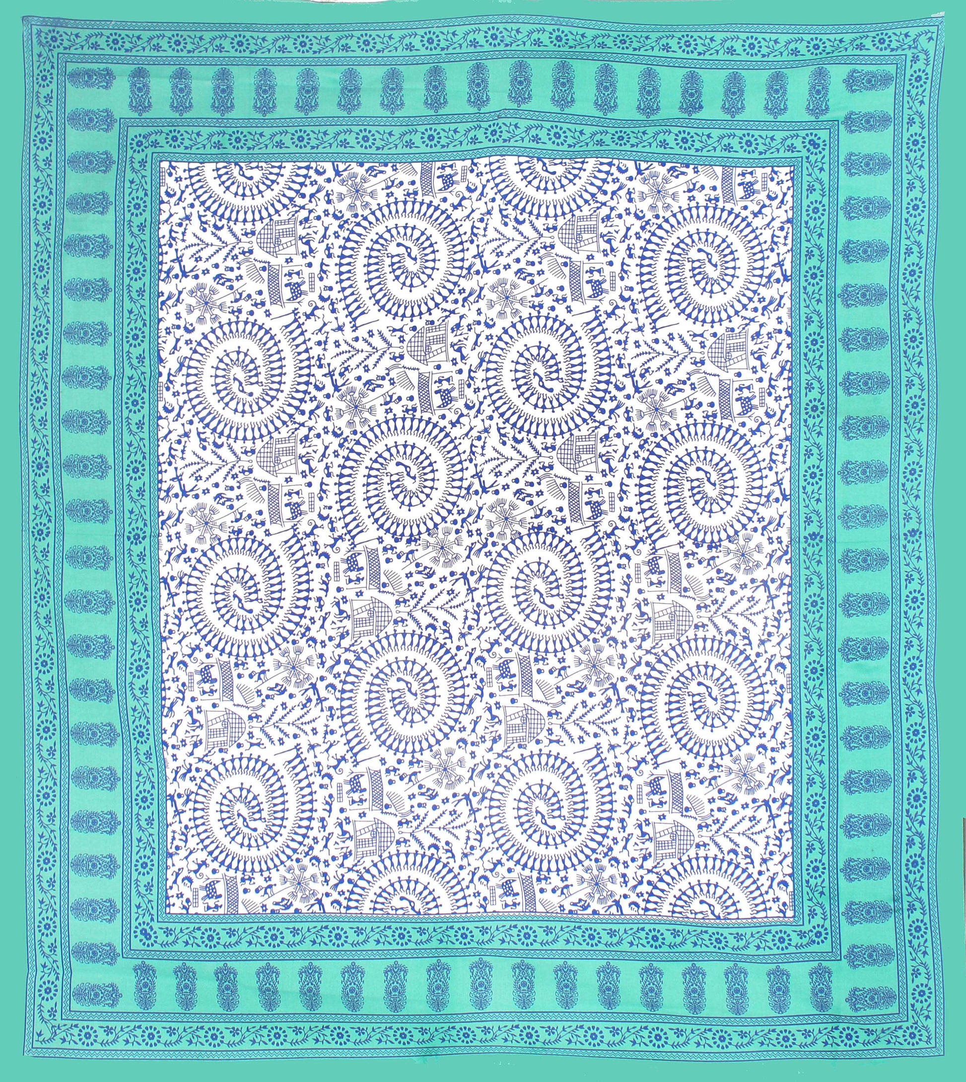 100% Cotton Bedsheet 280-TC Cotton Queen Size Bedsheet With 2 Pillow Cover's www.jaipurtohome.com