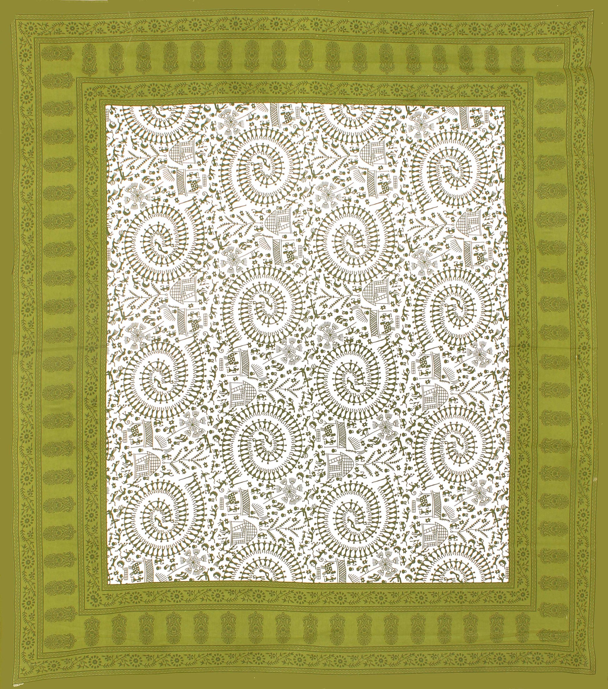 100% Cotton Bedsheet 280-TC Cotton Queen Size Bedsheet With 2 Pillow Cover's www.jaipurtohome.com